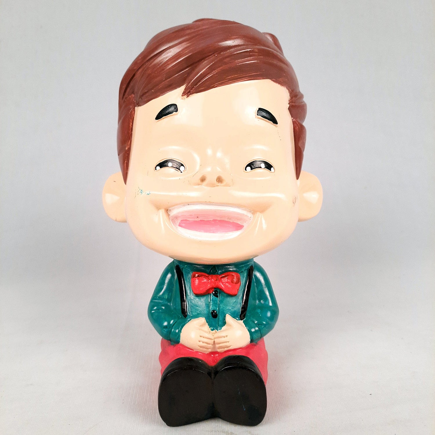 Decorative Sitting Boys Showpiece Human Figurine | Cute Resin Showpiece - for Living Room, Home, Table Decor, Gift for Him - 8 Inch (Set of 4)-Apkamart