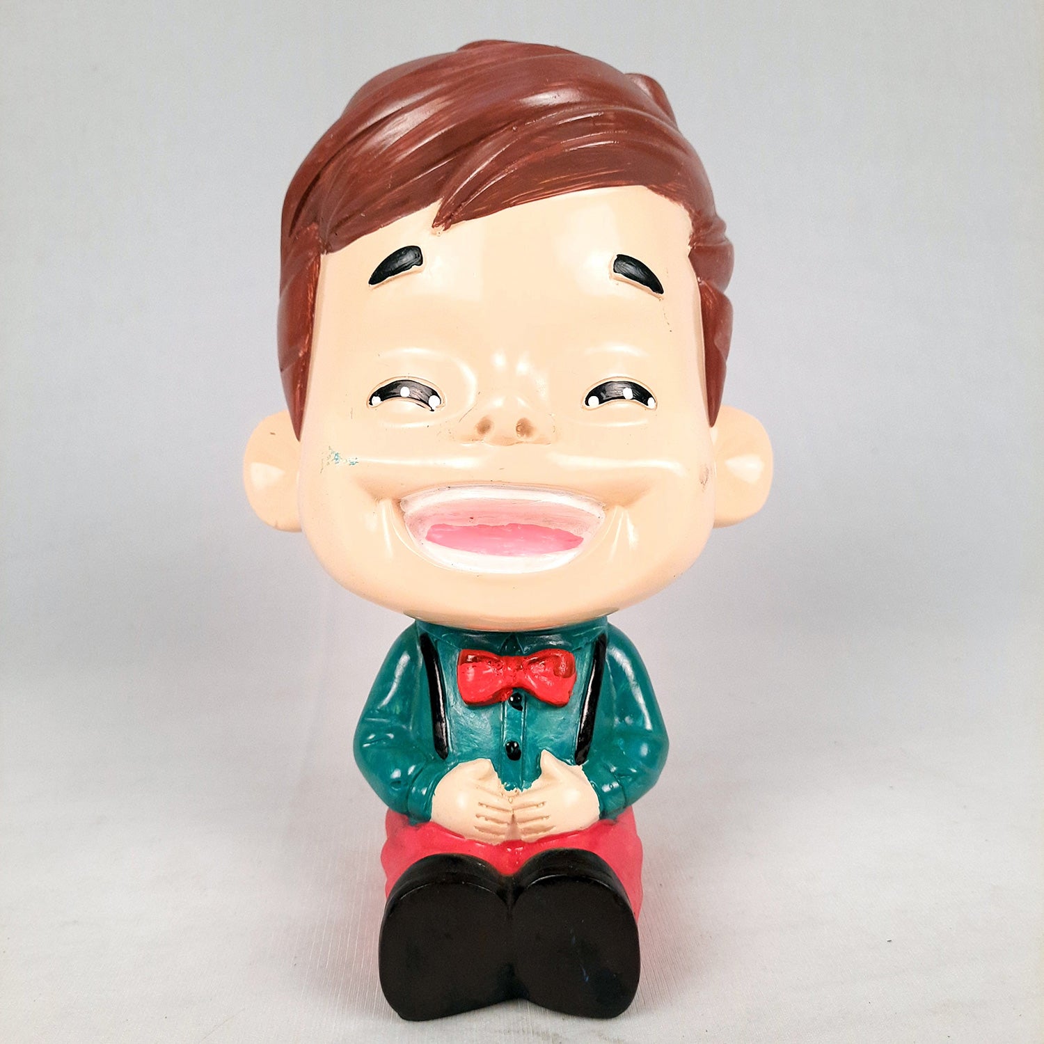 Decorative Sitting Boys Showpiece Human Figurine | Cute Resin Showpiece - for Living Room, Home, Table Decor, Gift for Him - 8 Inch (Set of 4)-Apkamart