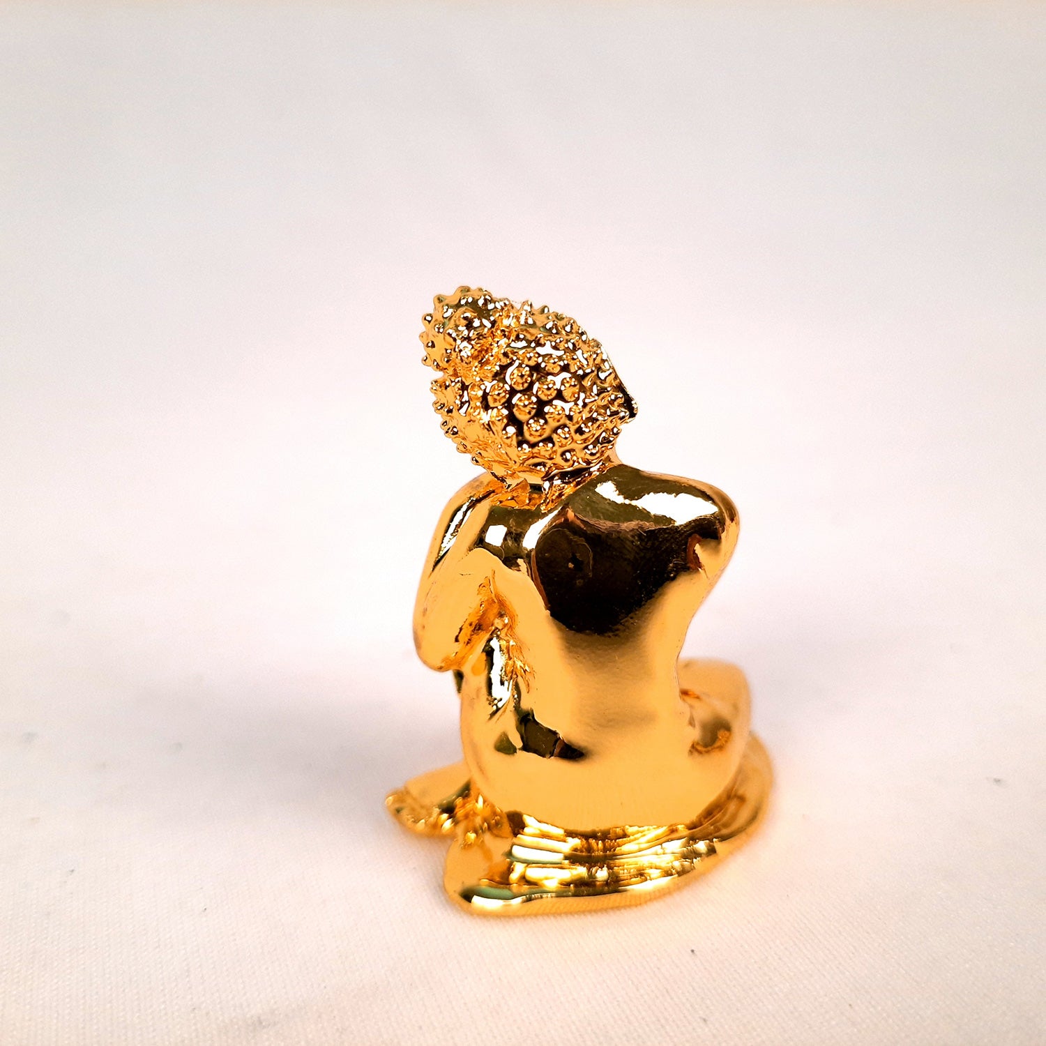 Buddha Statue | Lord Gautam Buddha Showpiece Set - For Car Dashboard, Living room, Home, Table, Office Decor & Gift - 2 Inch (Set of 2) - Apkamart