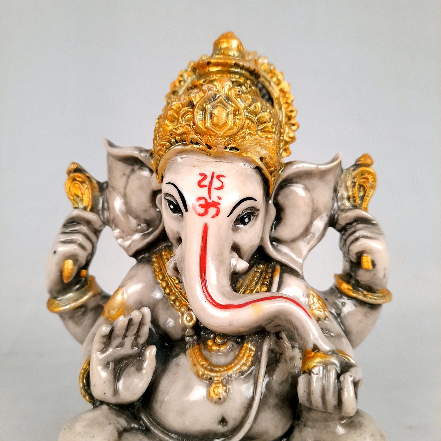 Ganesh Murti | Ganesh Showpiece for Home Decor - 6 Inch- Apkamart