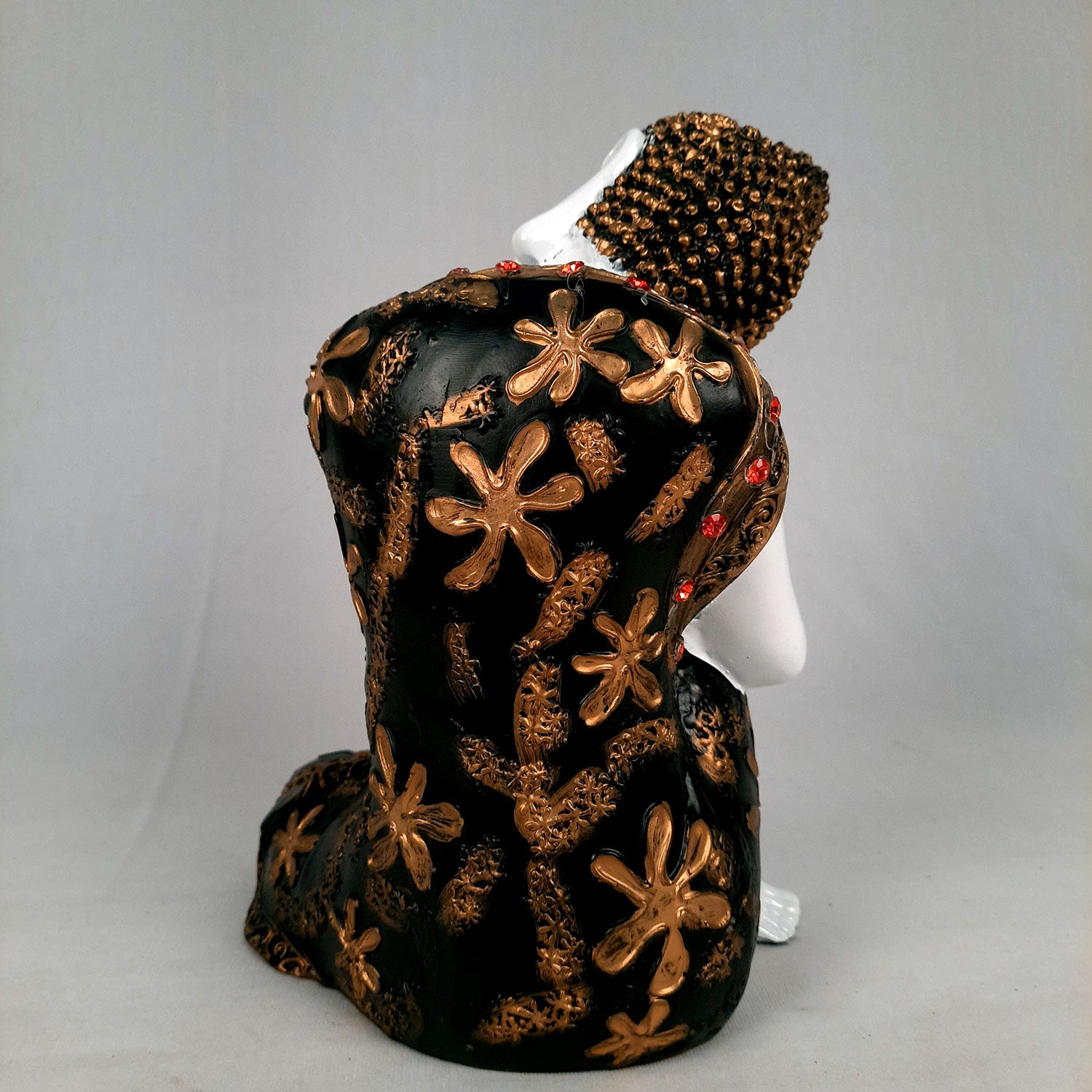 Decorative White Buddha Statue | Sleeping Buddha Showpiece - for Home Decor- 9 inch-Apkamart