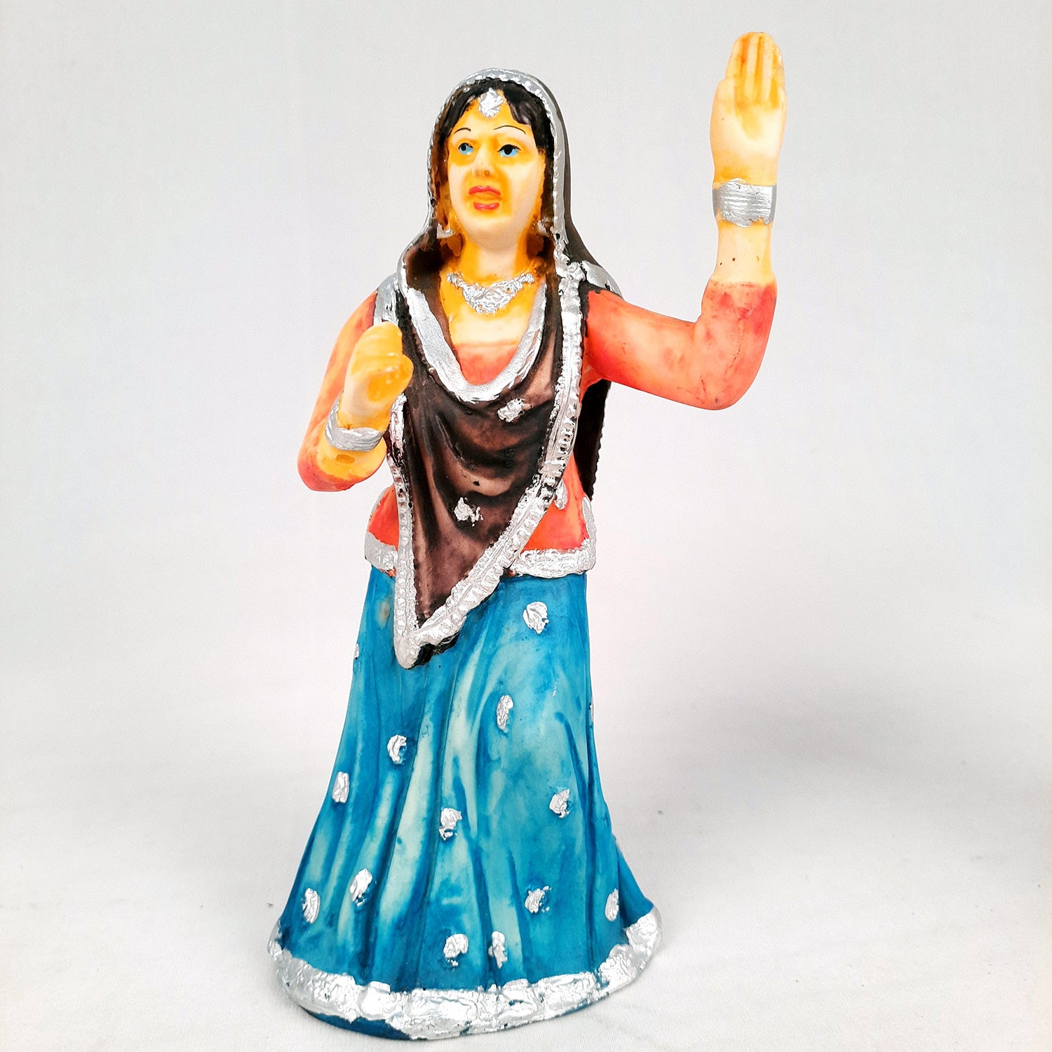 Decorative Couple Musician Showpiece Set- 10 inch-Apkamart