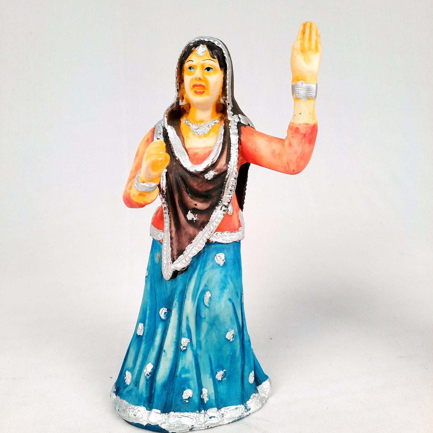 Decorative Couple Musician Showpiece Set- 10 inch-Apkamart