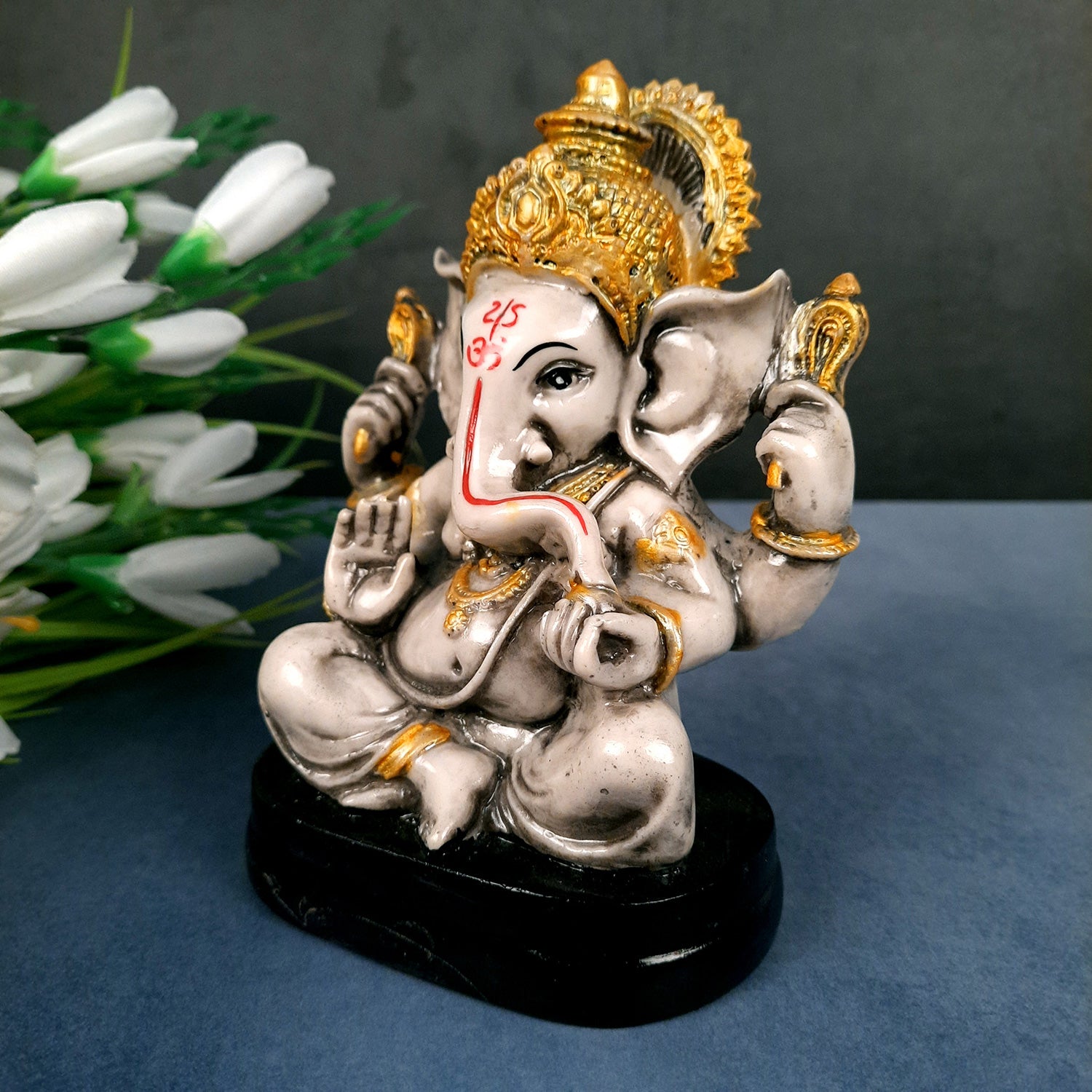 Ganesh Murti | Ganesh Showpiece for Home Decor - 6 Inch- Apkamart