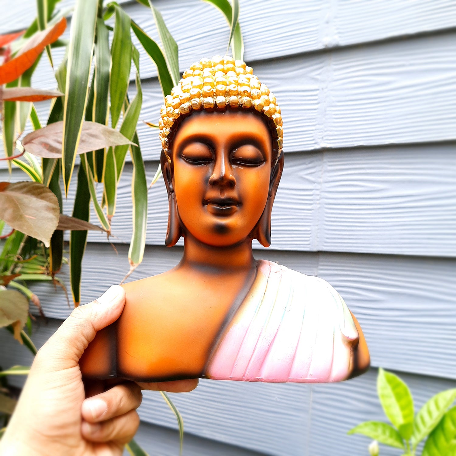 Buddha Statue | Lord Gautam Buddha Showpiece - For Living room, Home, Table, Office Decor & Gift - 9 Inch - Apkamart