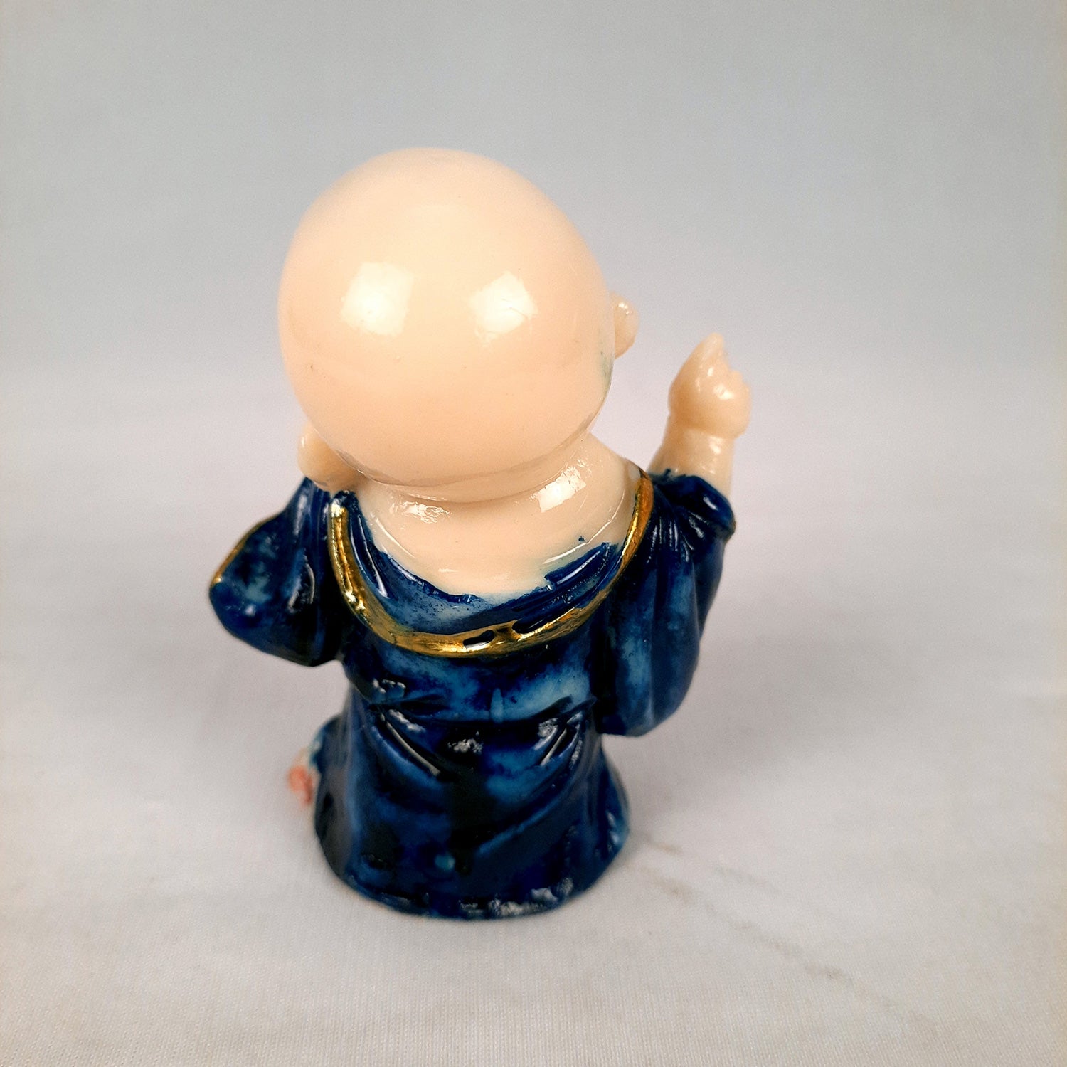 Buddha Baby Monk Showpiece| Feng Shui Decor - for Car Dashboard, Good Luck, Home, Table, Office Decor & Gift- 4 inch (Set of 3)- Apkamart