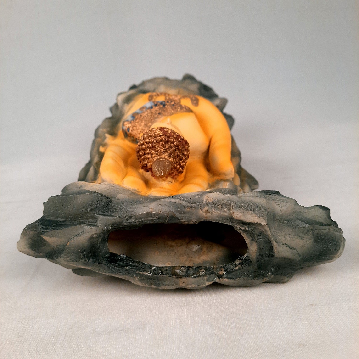 Buddha Showpiece Cum Vase |Flower Pot with Lord Gautam Buddha Showpiece - for Living Room, Home, Table, Office Decor & Gift- 11 inch- Apkamart