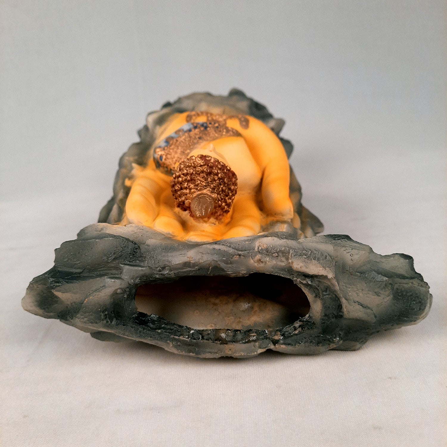 Buddha Showpiece Cum Vase |Flower Pot with Lord Gautam Buddha Showpiece - for Living Room, Home, Table, Office Decor & Gift- 11 inch- Apkamart