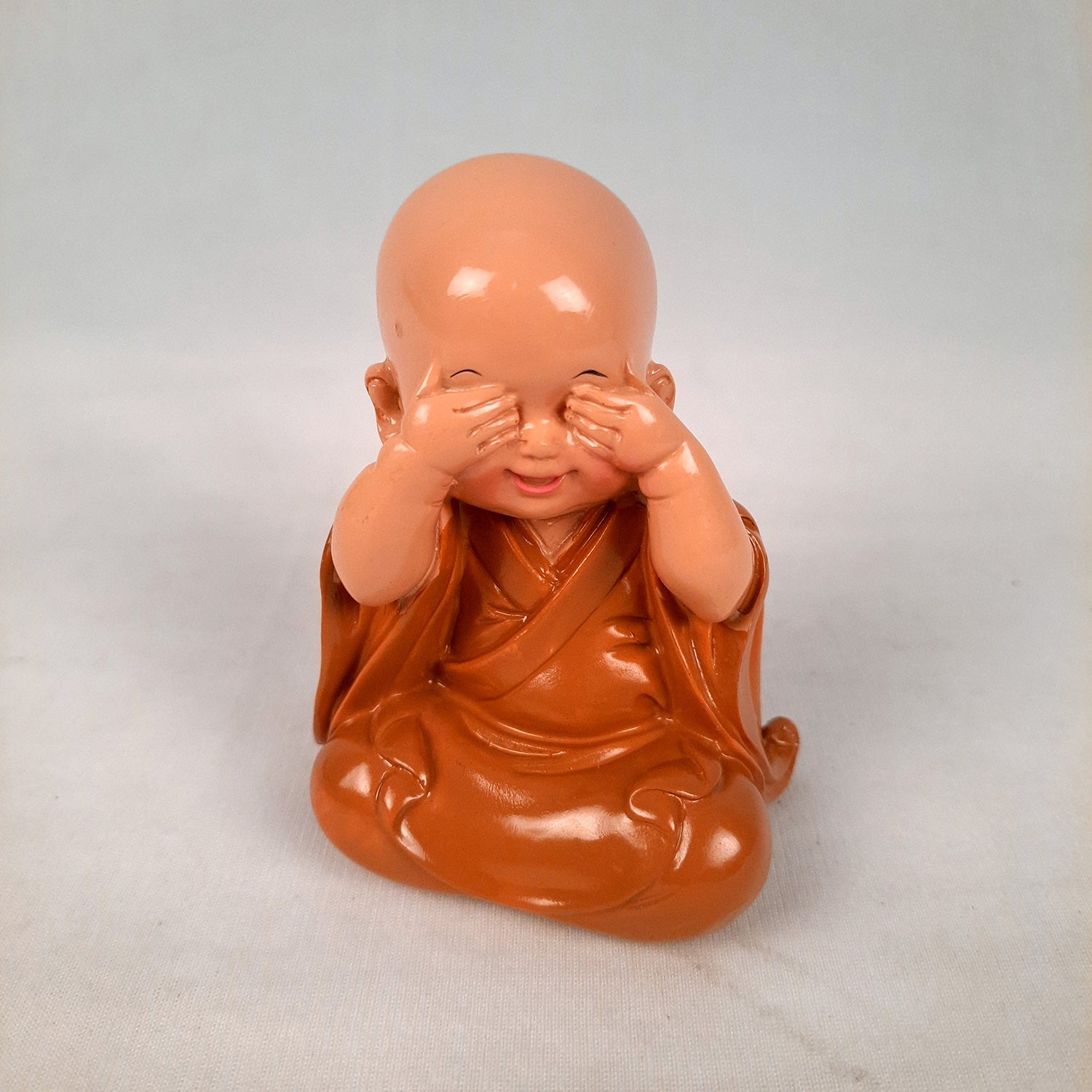 Buddha Baby Monk Showpiece | Feng Shui Decor - For Good Luck, Home, Table, Office Decor, Gift & Car Dashboard - 4 Inch - Apkamart