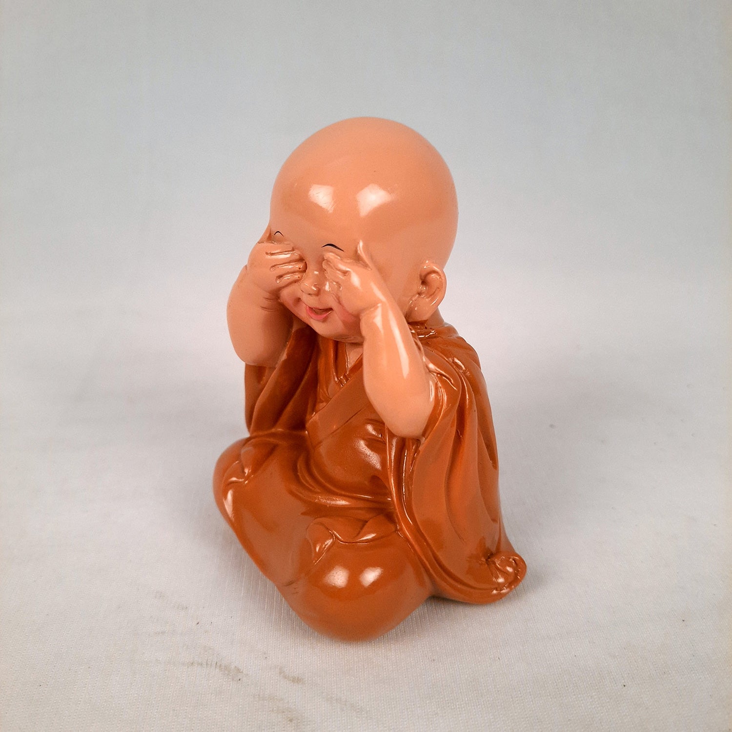 Buddha Baby Monk Showpiece | Feng Shui Decor - For Good Luck, Home, Table, Office Decor, Gift & Car Dashboard - 4 Inch - Apkamart