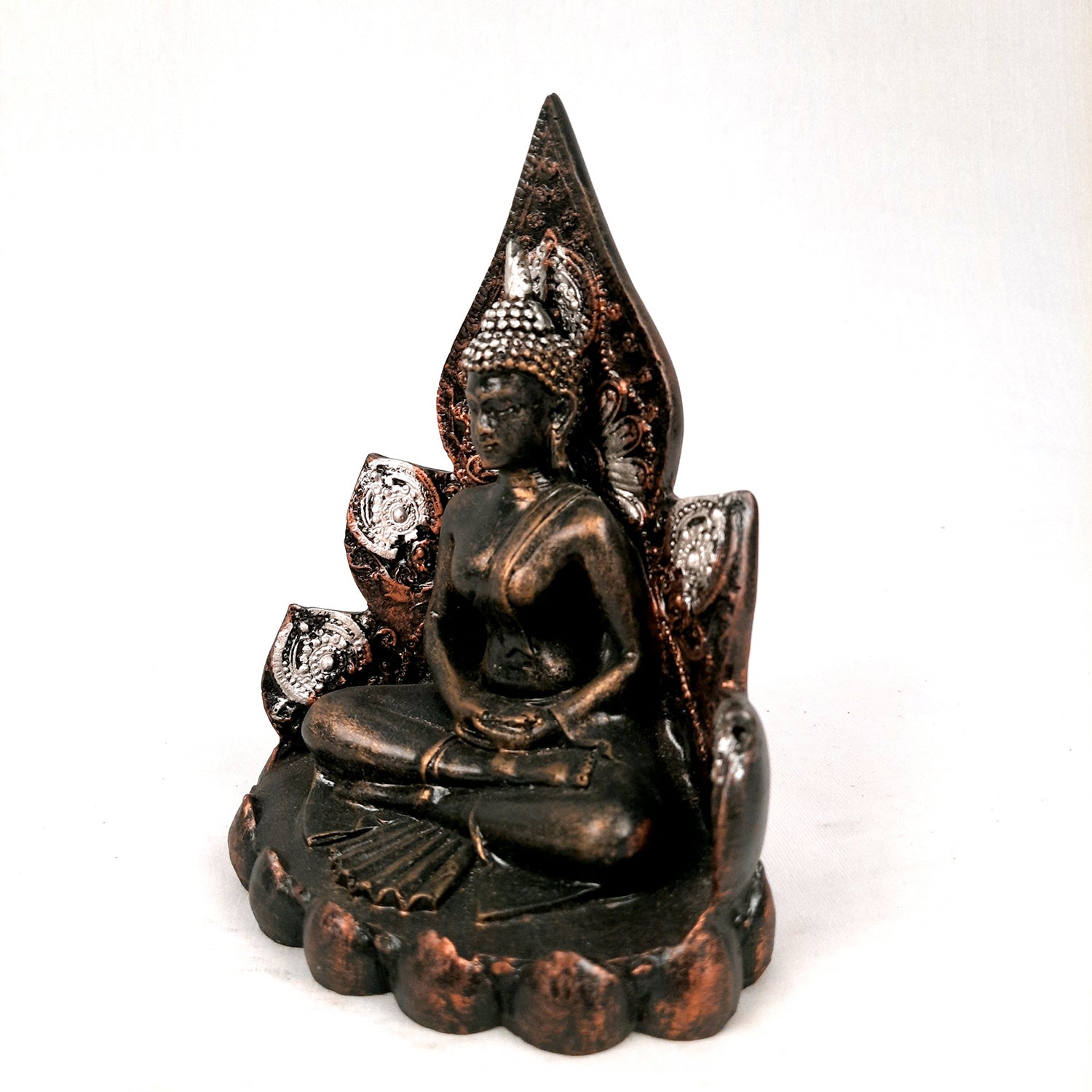 Buddha Statue | Lord Gautam Buddha in Meditation Showpiece - For Living room, Home, Table, Shelf, Office Decor & Gift -7 Inch - Apkamart