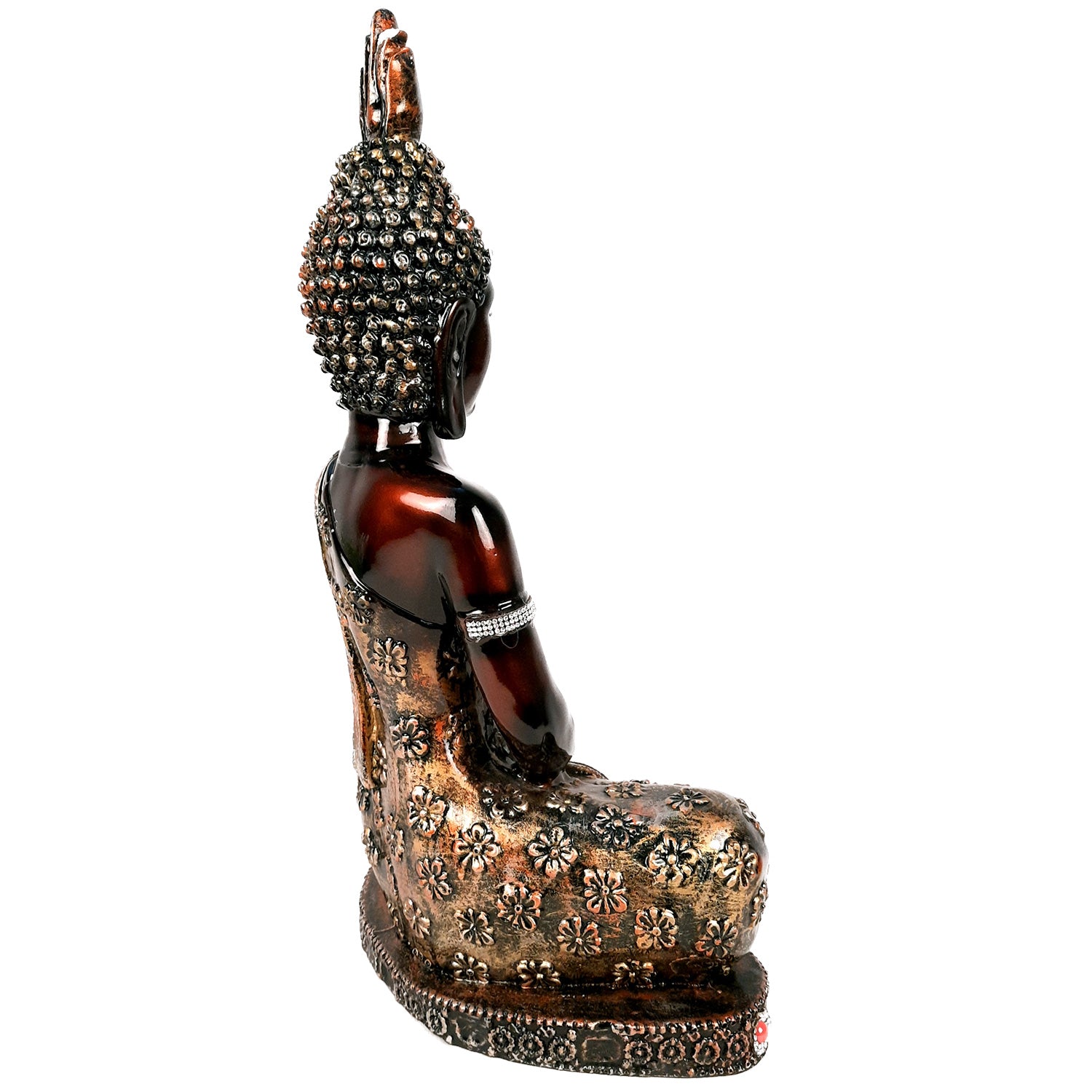 Buddha In Meditation Statue | Lord Gautam Buddha Big Idol Showpiece - For Living room, Home, Table, Centerpiece, Meditation Room, Office Decor & Gift -18 Inch - Apkamart