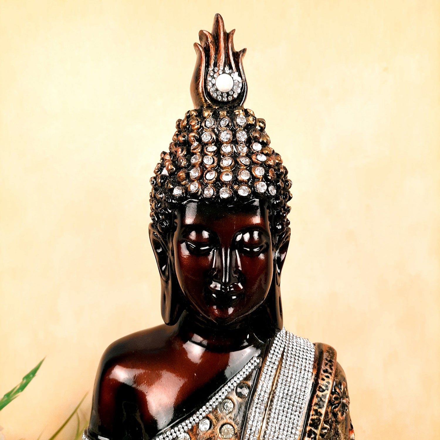 Buddha In Meditation Statue | Lord Gautam Buddha Big Idol Showpiece - For Living room, Home, Table, Centerpiece, Meditation Room, Office Decor & Gift -18 Inch - Apkamart