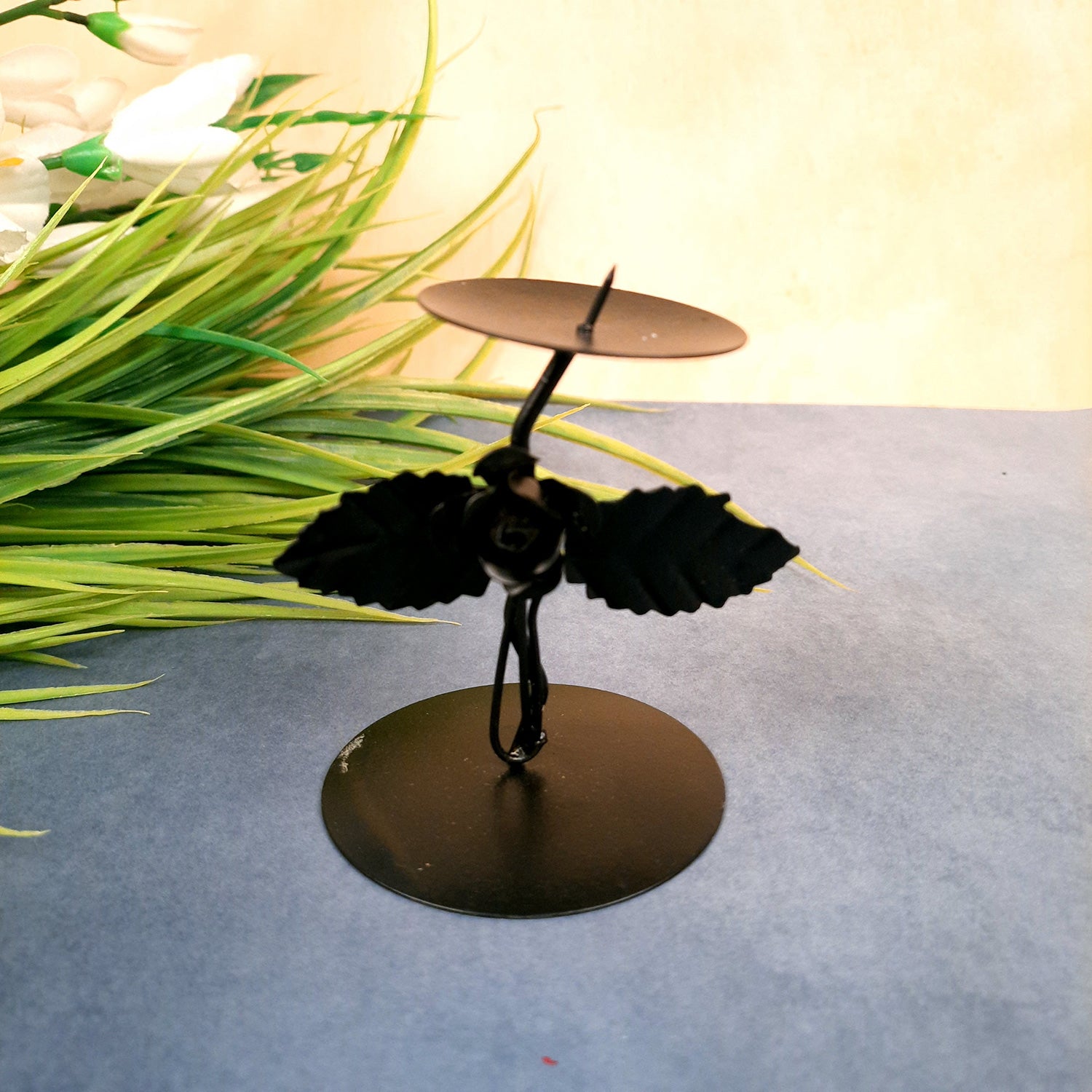 Candle Stand | Metal Tea Light Holder | T - Light Candle Stand - For Living Room, Home, Table, Shelf Decor & Gift - 4 inch - Apkamart