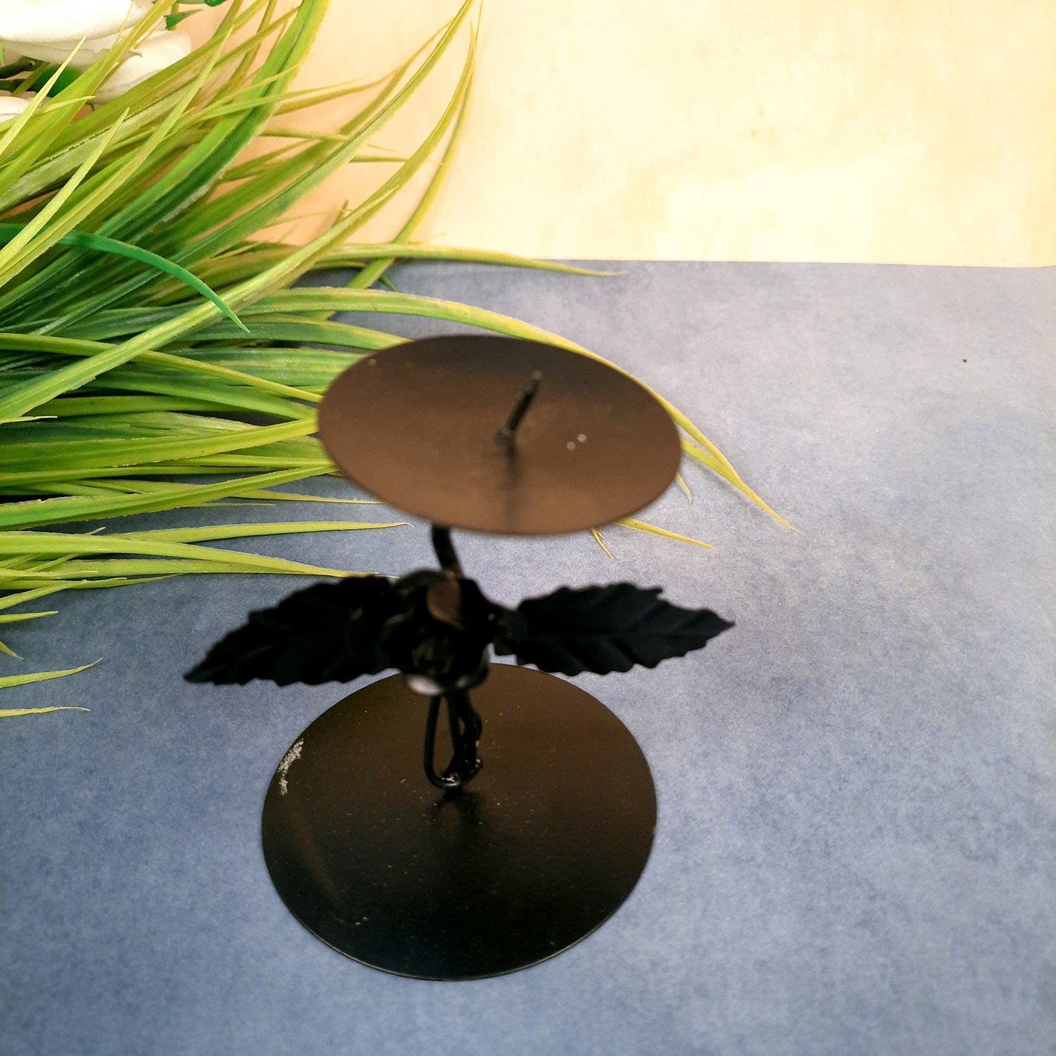 Candle Stand | Metal Tea Light Holder | T - Light Candle Stand - For Living Room, Home, Table, Shelf Decor & Gift - 4 inch - Apkamart