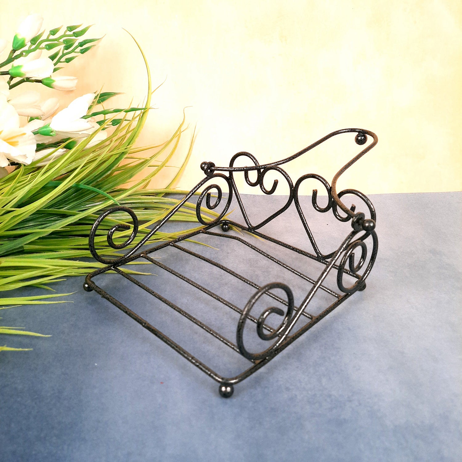 Napkin Holder | Tissue Paper Stand - For Dining Table, Kitchen, Bathroom, Center Table Decorative Items - 7 Inch - Apkamart