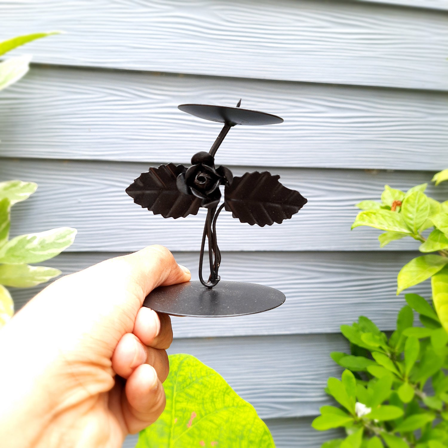 Candle Stand | Metal Tea Light Holder | T - Light Candle Stand - For Living Room, Home, Table, Shelf Decor & Gift - 4 inch - Apkamart