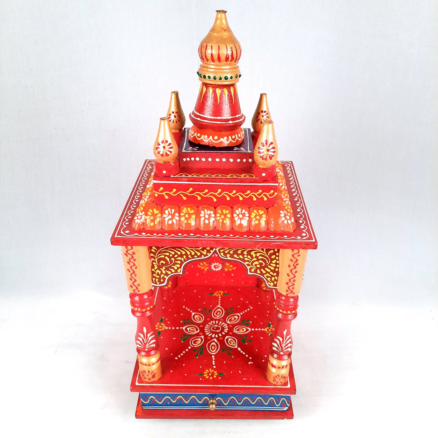 Wooden Temple for Home Big Size - Puja Mandir - 20 inch- Apkamart