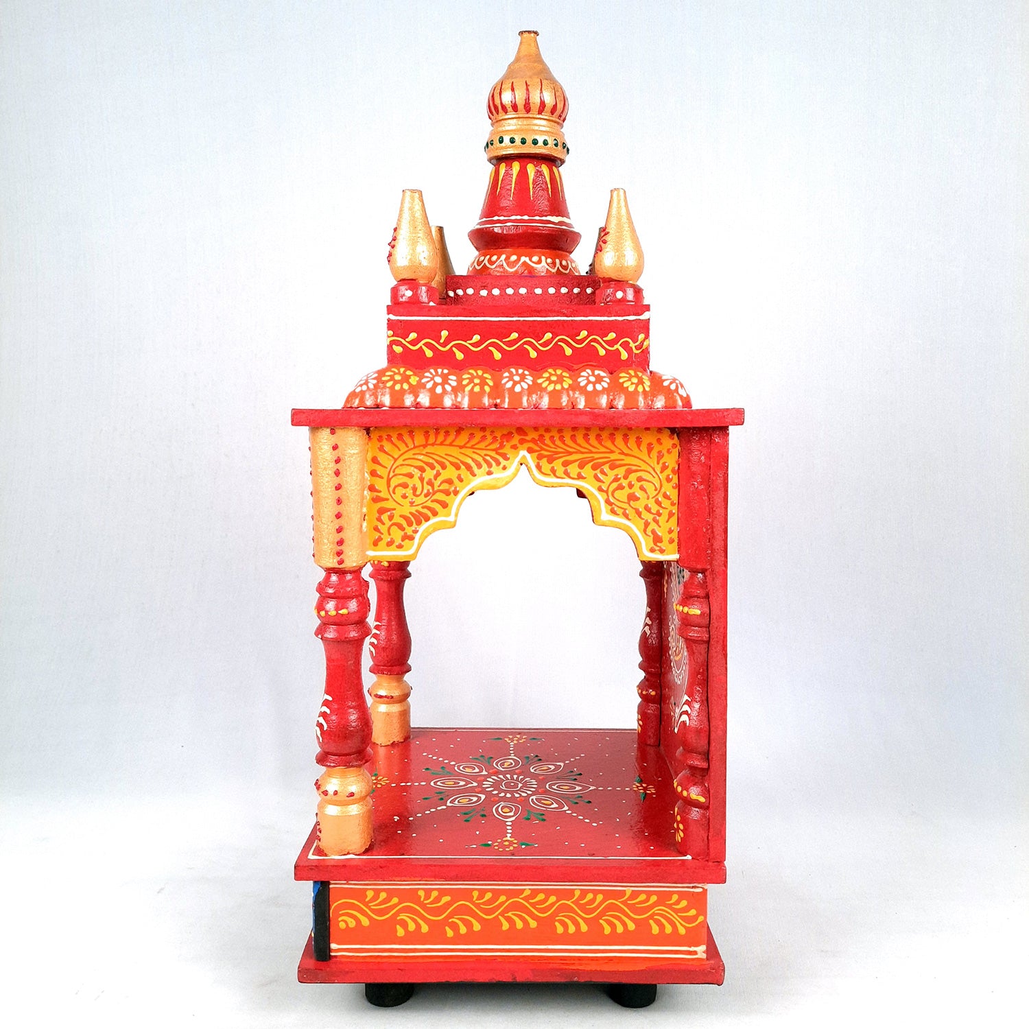 Wooden Temple for Home Big Size - Puja Mandir - 20 inch- Apkamart