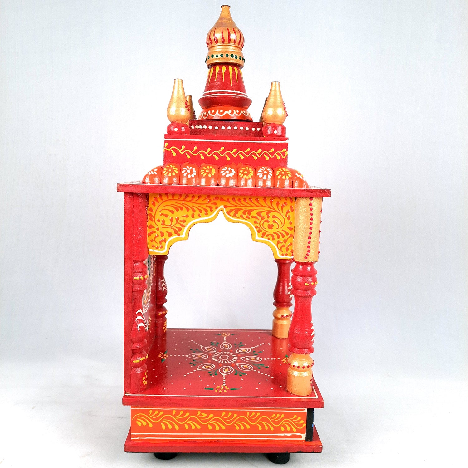 Wooden Temple for Home Big Size - Puja Mandir - 20 inch- Apkamart