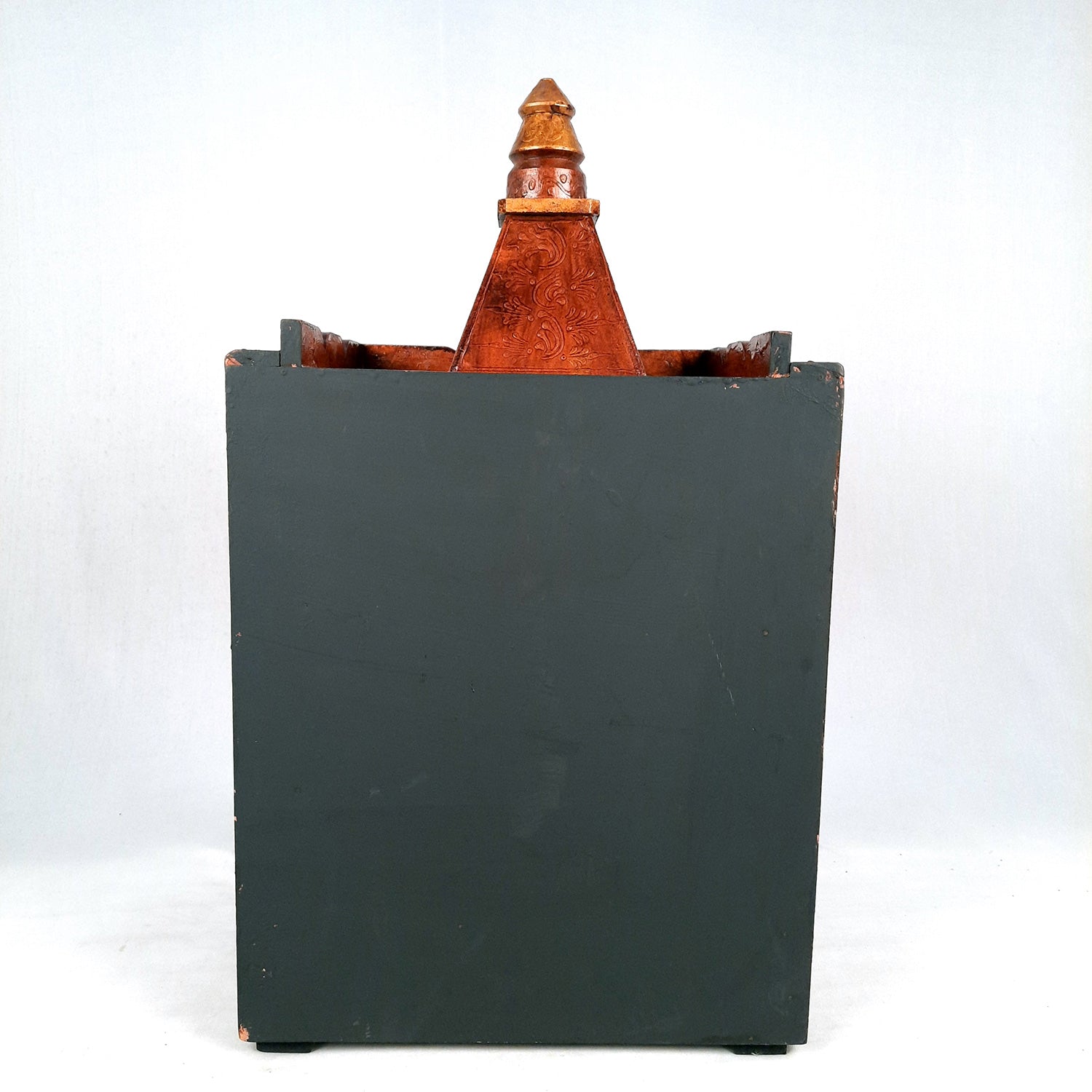 Wooden Temple for Home Big Size - Shelf with Doors - 23 Inch- Apkamart