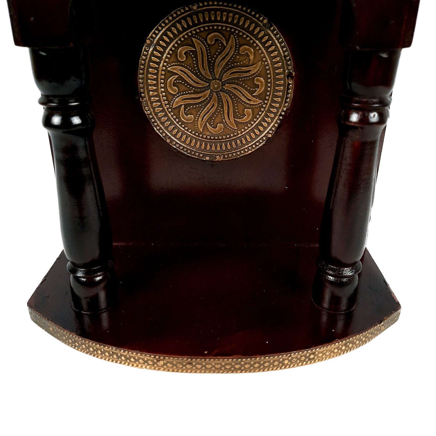 Pooja Mandir | Home Temple Wooden With Premium Finish | Puja Stand / Unit Wall Hanging – For Home, Ghar, Office, Shop - 13 Inch - Apkamart