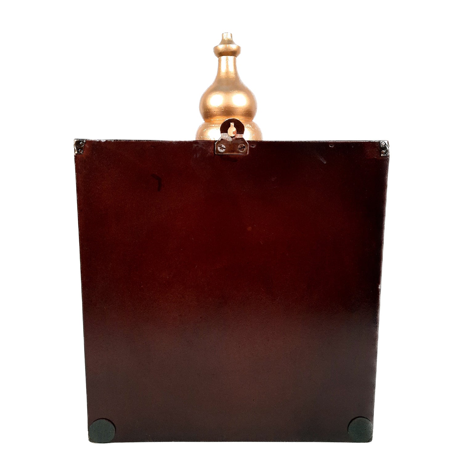 Pooja Mandir | Home Temple Wooden With Premium Finish | Puja Stand / Unit Wall Hanging – For Home, Ghar, Office, Shop - 13 Inch - Apkamart