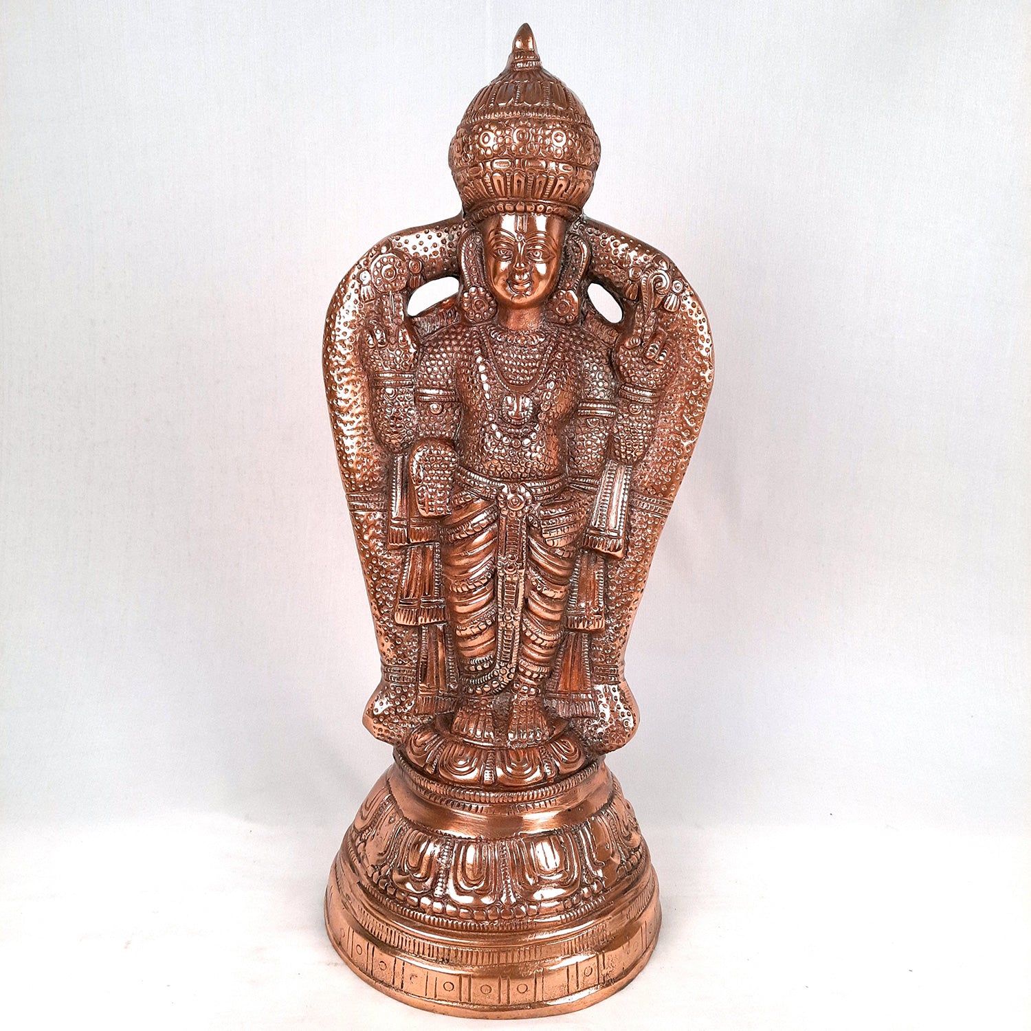 Lord Vishnu Statue Idol | Lord Vishnu Ji Murti - For Puja, Temple, Home Decora & Gift - 20 Inch - apkamart