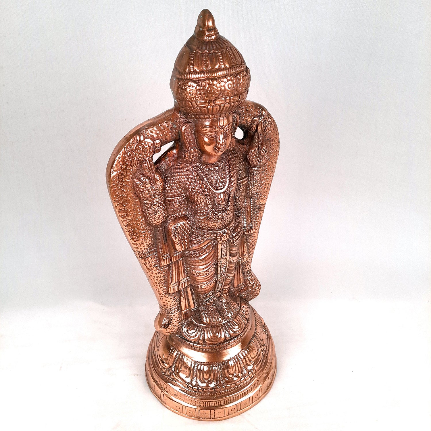 Lord Vishnu Statue Idol | Lord Vishnu Ji Murti - For Puja, Temple, Home Decora & Gift - 20 Inch - apkamart