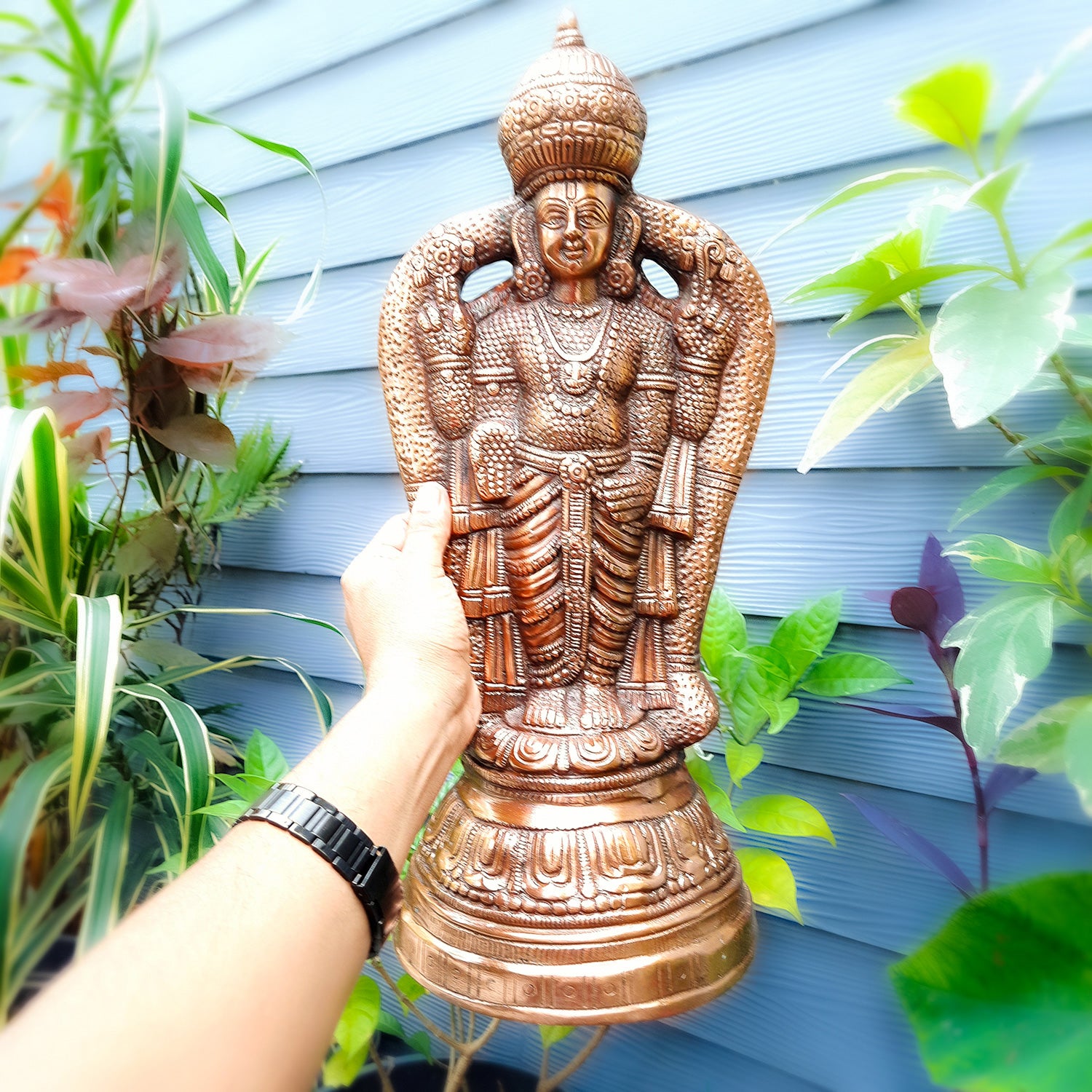 Lord Vishnu Statue Idol | Lord Vishnu Ji Murti - For Puja, Temple, Home Decora & Gift - 20 Inch - apkamart