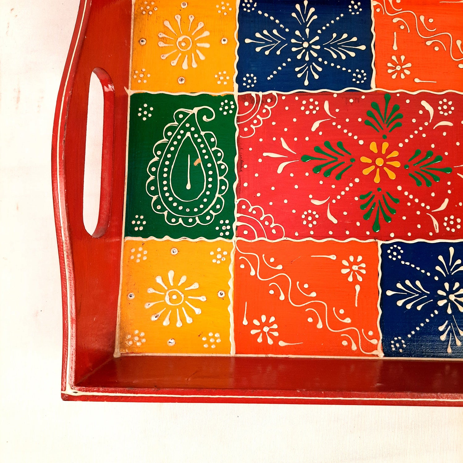 Decorative Serving Tray | Tray for office & Home - Set of 2- Apkamart