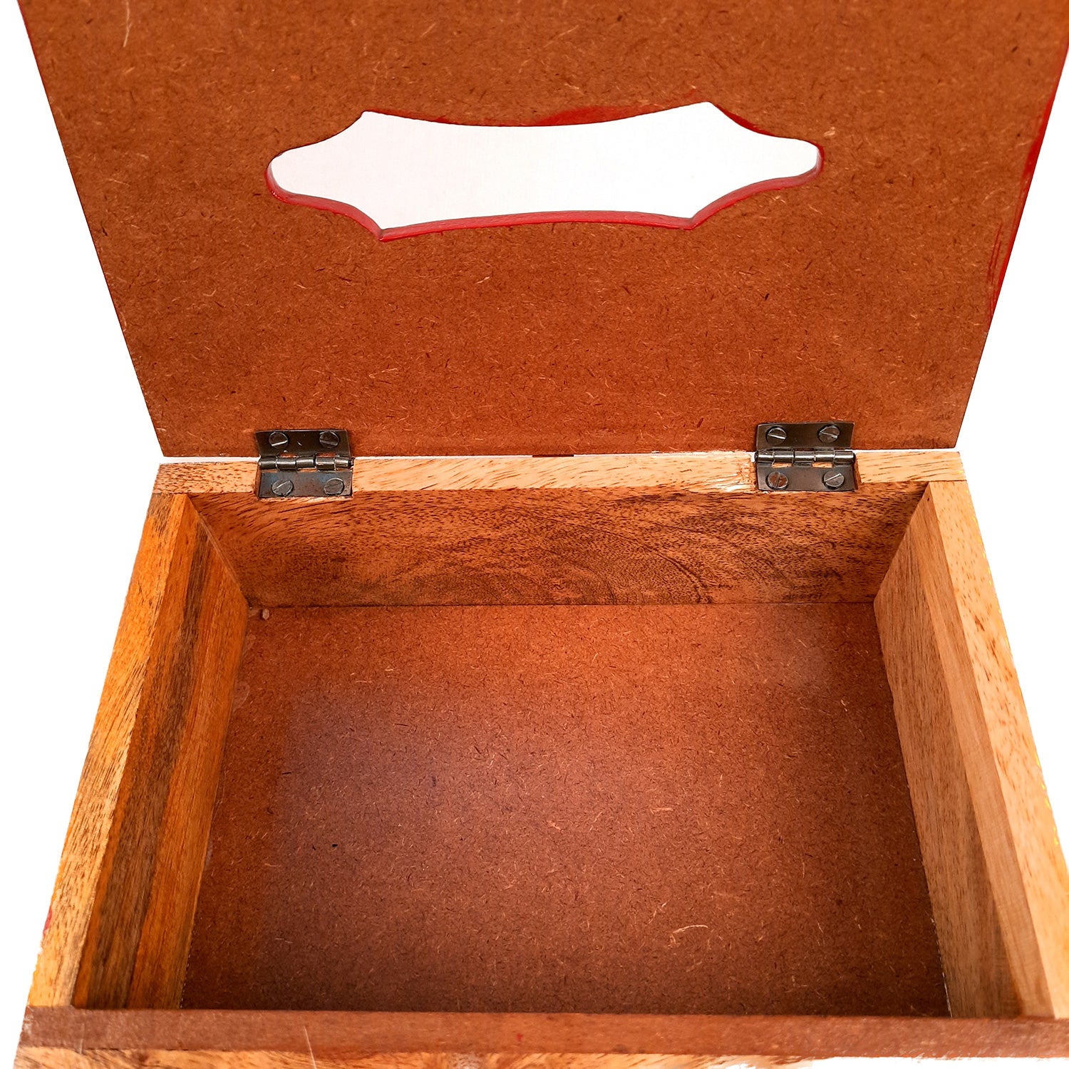 Paper Napkin Holder - For Table & Home Decor -4 Inch (Red)- Apkamart