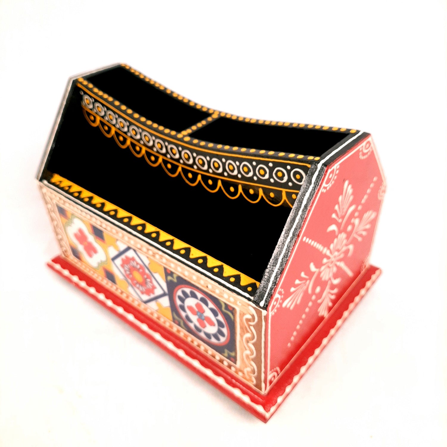 Wood Desk Organizer- for Office Desk - 6 Inch- Apkamart