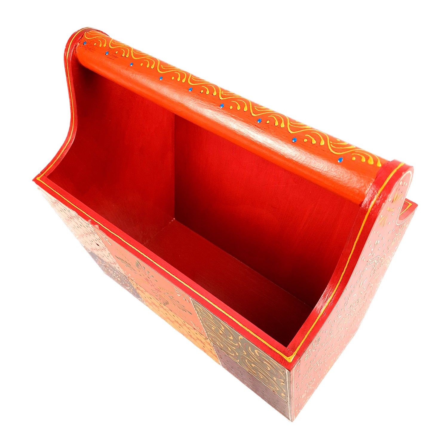 Magazine Holder | Newspaper Stand Cum Organizer - For Home Decor, Living Room, Table & Desk Organising, Office & Gifts - 12 Inch - Apkamart