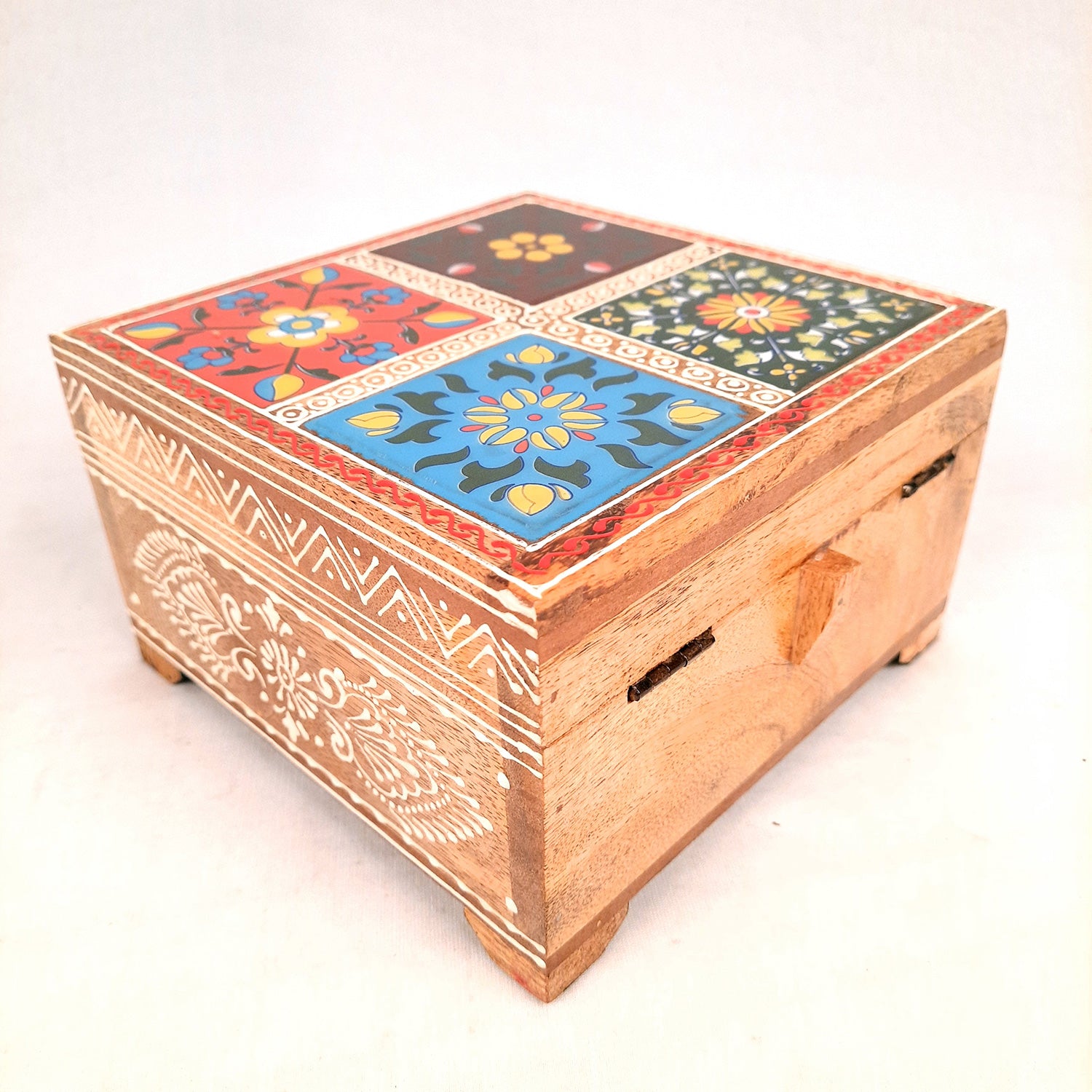 Fourtile Jewellery Box for Earrings | Jewellery Organizer - 4 Inch- Apkamart
