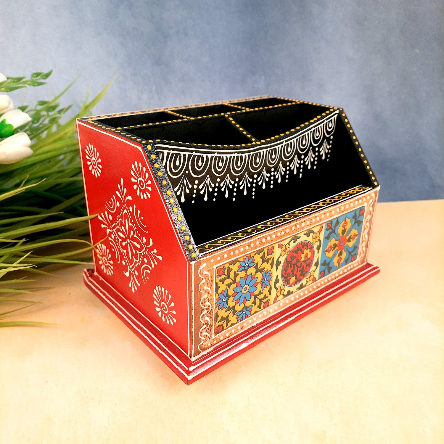 Desk Organizer - Musician Design - for Desk - 6 Inch- Apkamart