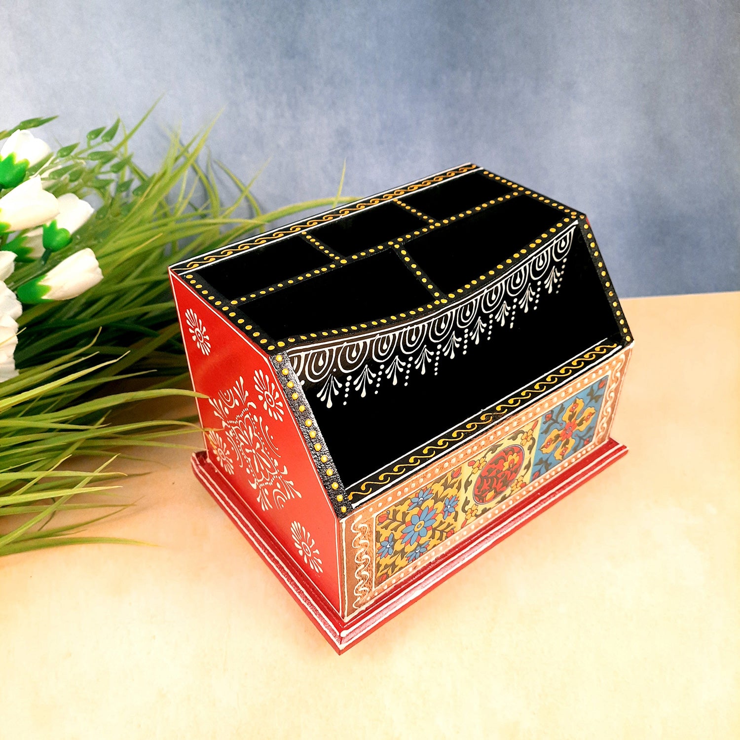 Desk Organizer - Musician Design - for Desk - 6 Inch- Apkamart