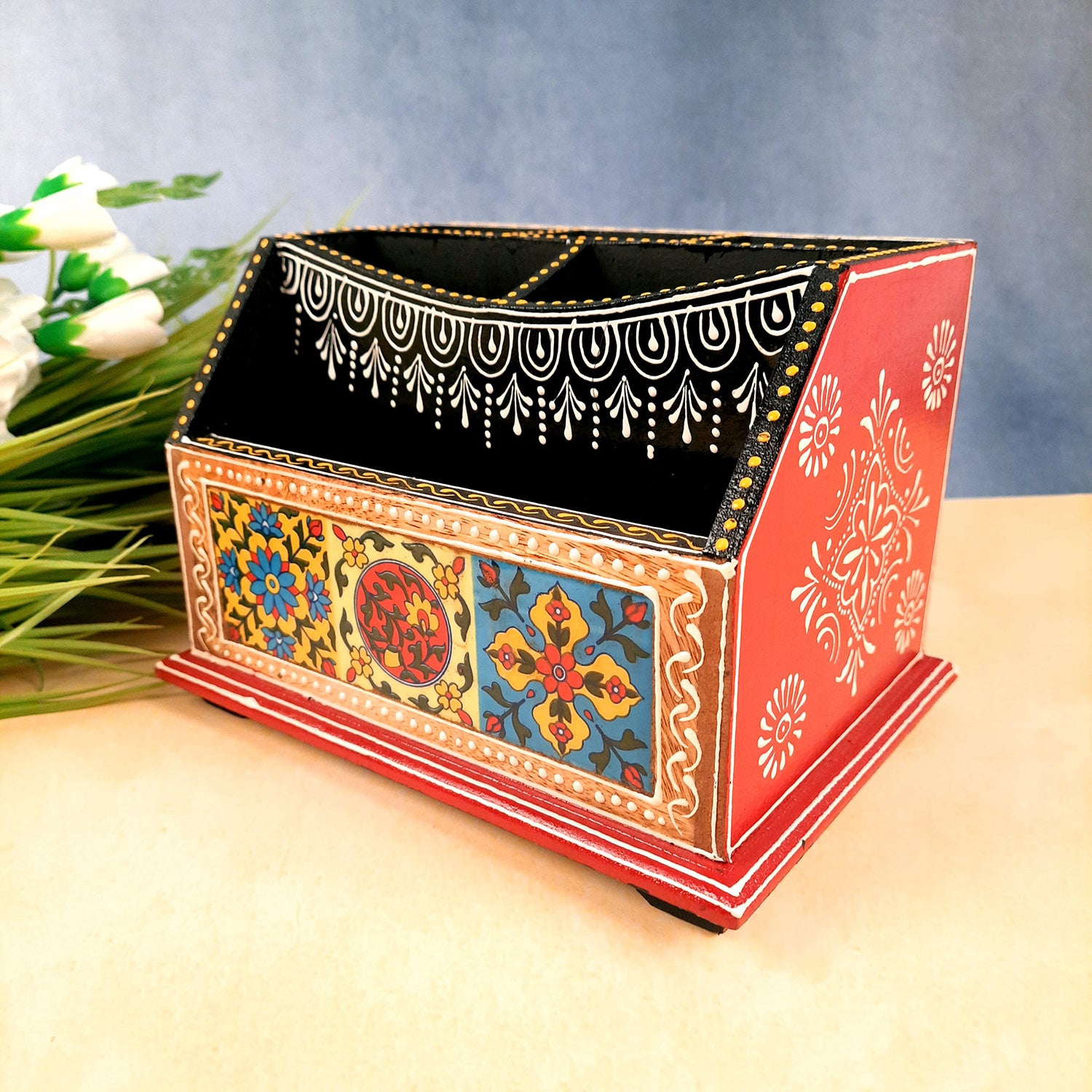 Desk Organizer - Musician Design - for Desk - 6 Inch- Apkamart