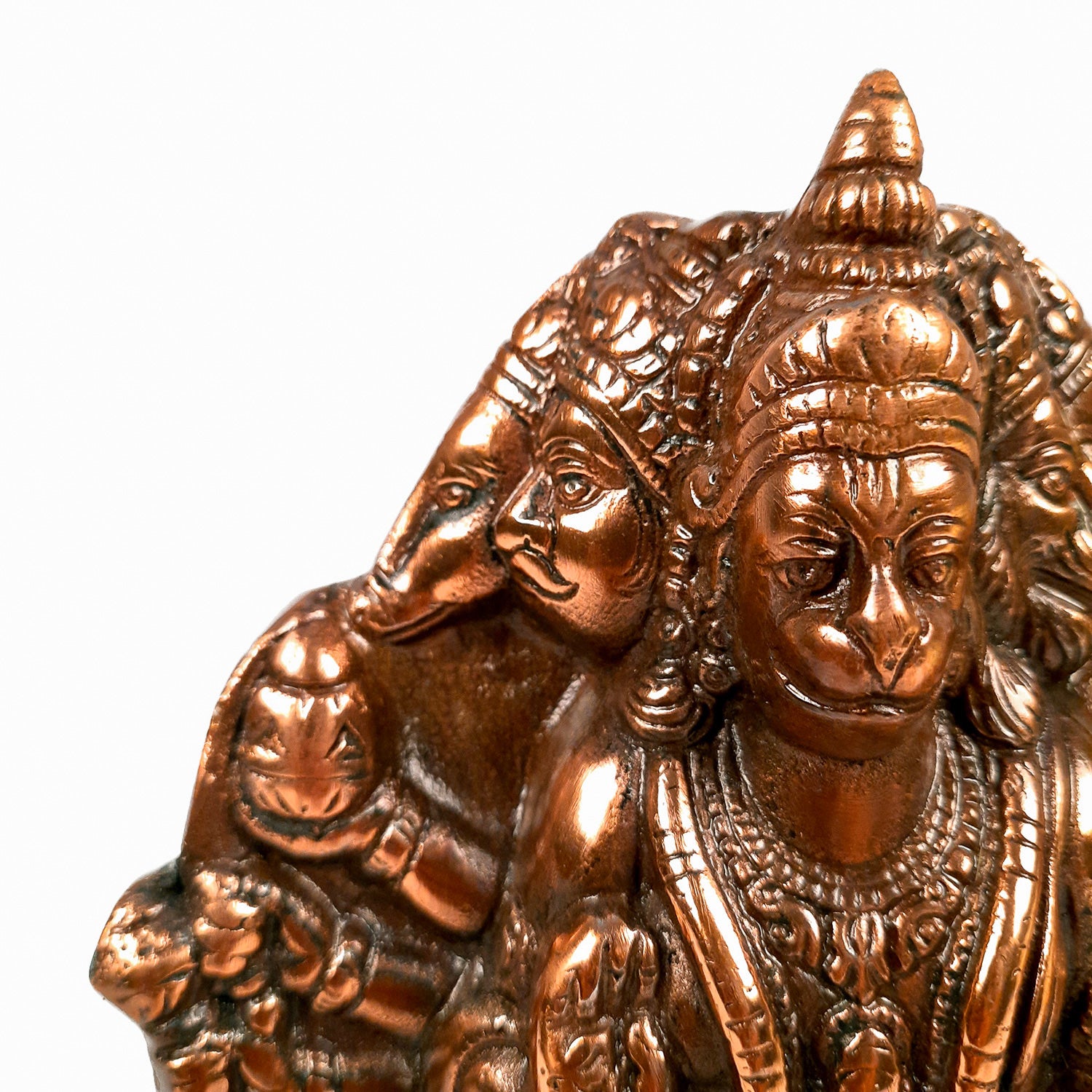 Lord Hanuman Statue | Panchmukhi Hanuman Ji Murti / Idol - for Temple, Pooja, Entrance, Home Decor & Gifts- 9 Inch - apkamart