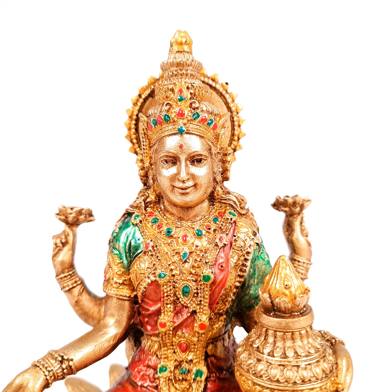 Laxmi Ji Murti for Home Temple - 7 inch- Apkamart