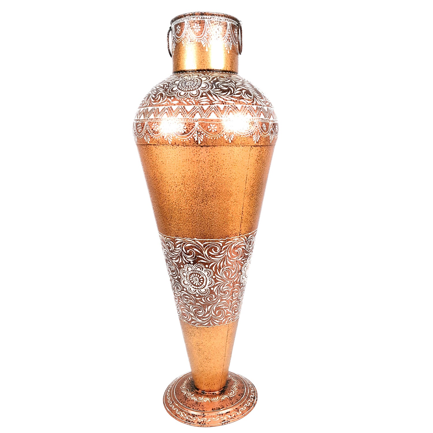 Flower Vase for Corner Decoration | Large Flower Pot - for Home, Living Room, Hallway, Entrance Decor - 32 Inch - Apkamart