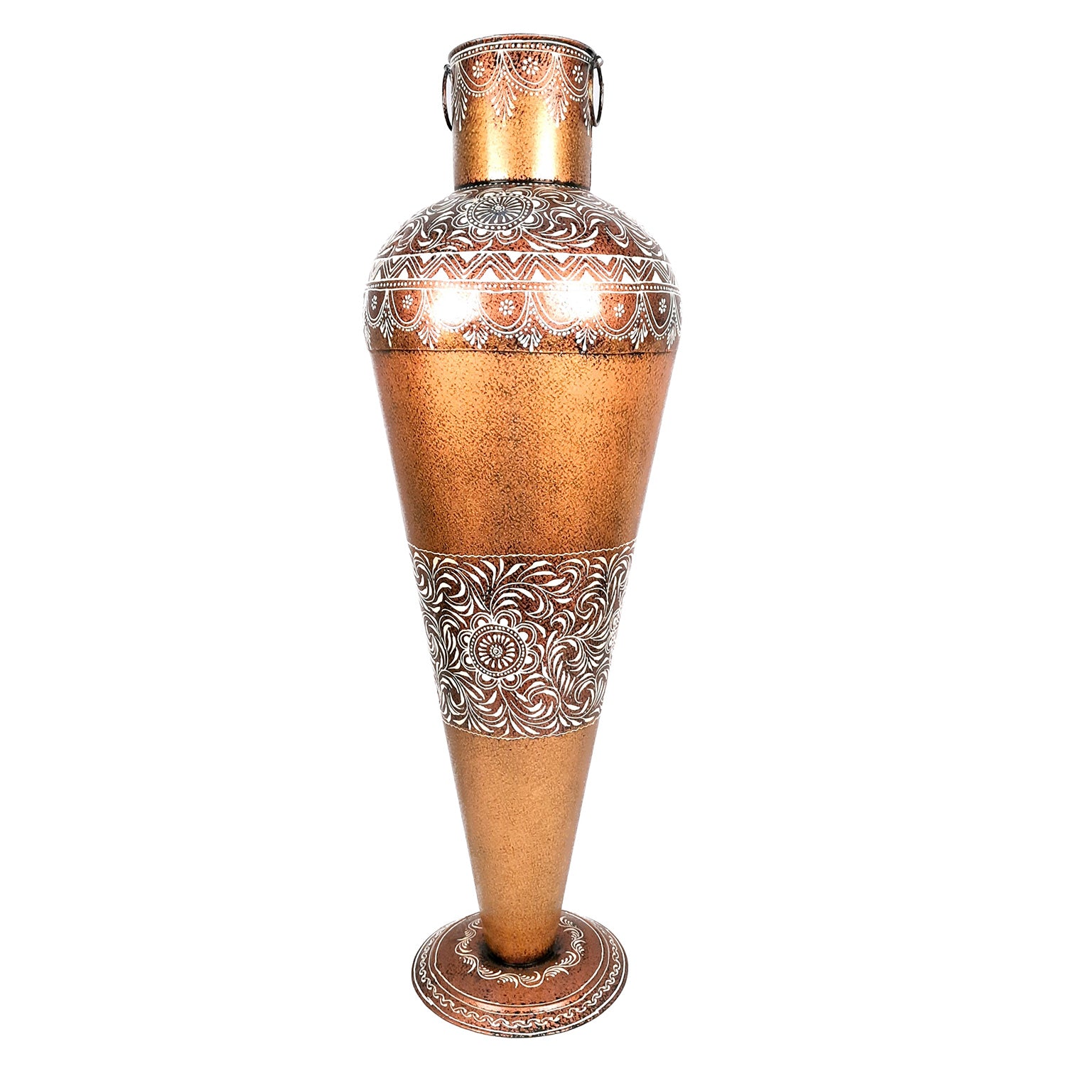lower Vase for Corner Decoration | Big Flower Pot - for Home, Living Room, Hallway, Entrance Decor - 36 Inch - Apkamart