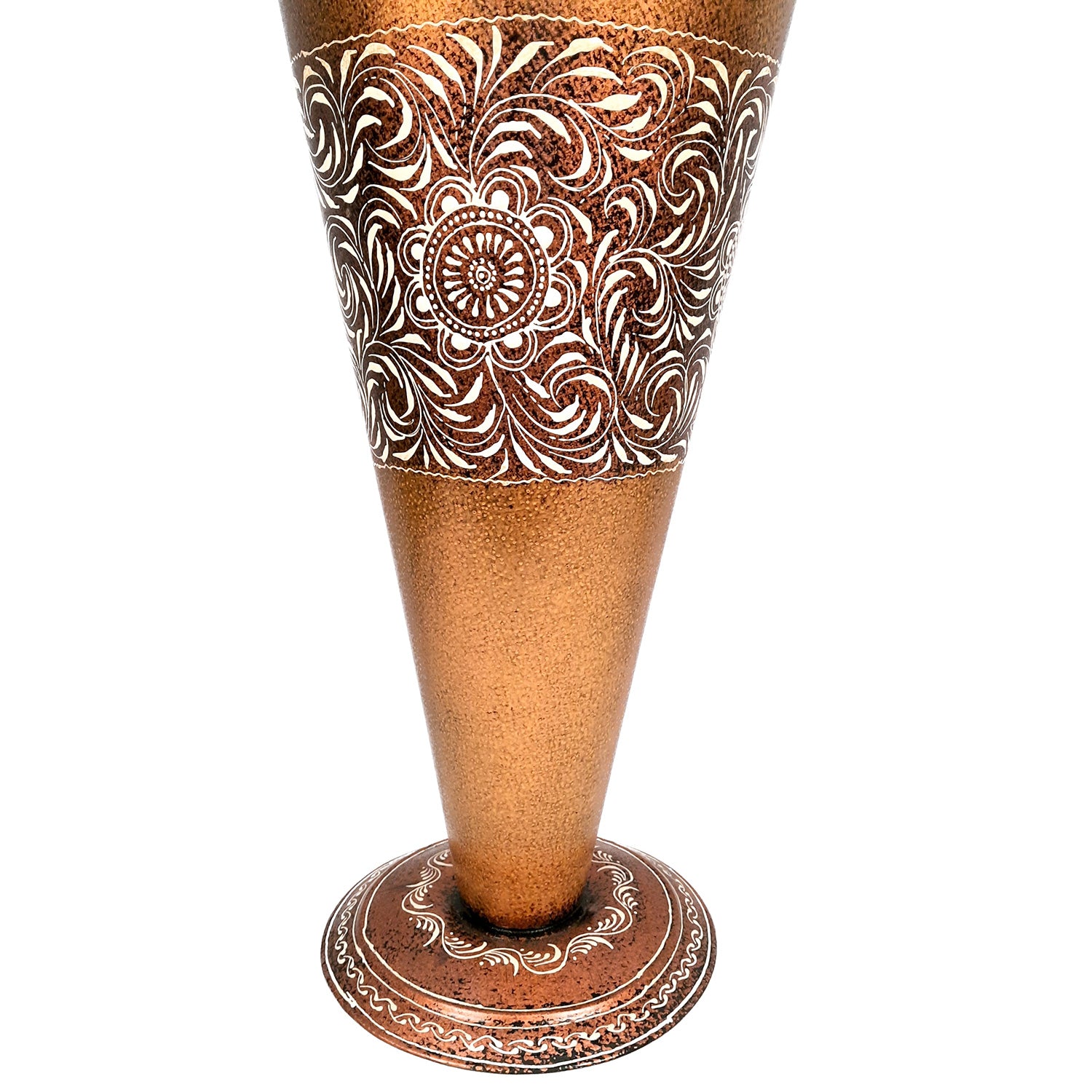 lower Vase for Corner Decoration | Big Flower Pot - for Home, Living Room, Hallway, Entrance Decor - 36 Inch - Apkamart