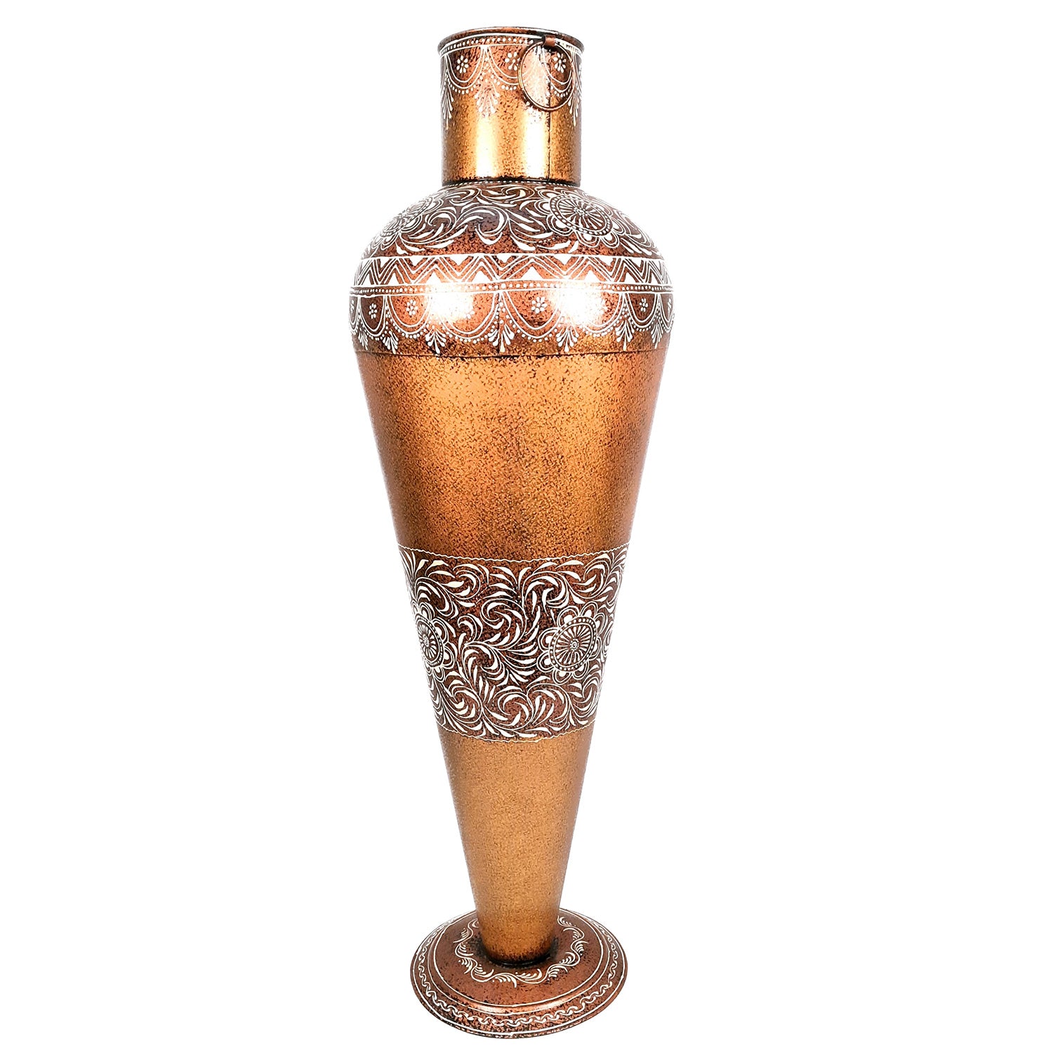 lower Vase for Corner Decoration | Big Flower Pot - for Home, Living Room, Hallway, Entrance Decor - 36 Inch - Apkamart