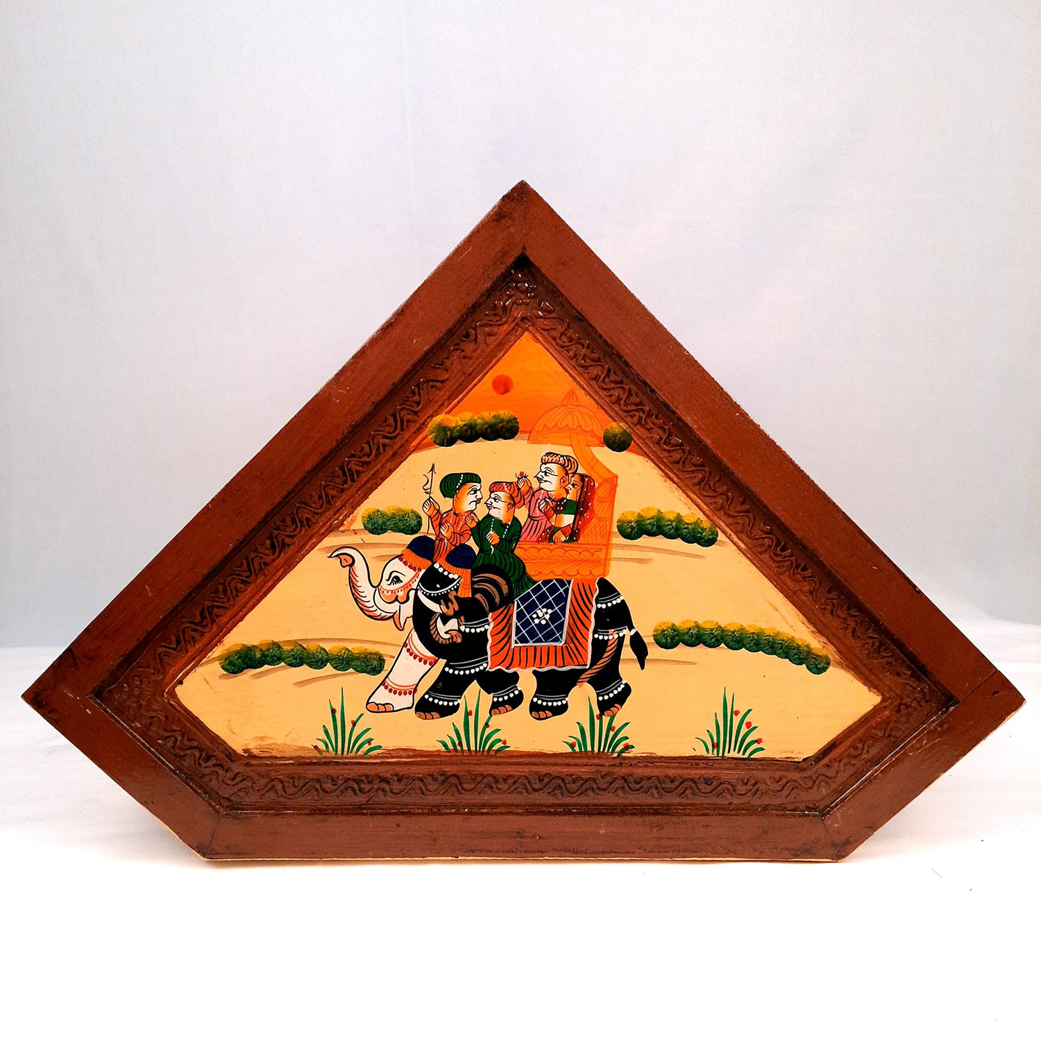 Almirah Corner Rack With Two Drawers | Wooden Cabinet Cum Storage Drawer - for Home, Living Room Decor, Corner Decoration & Gifts - 24 Inch