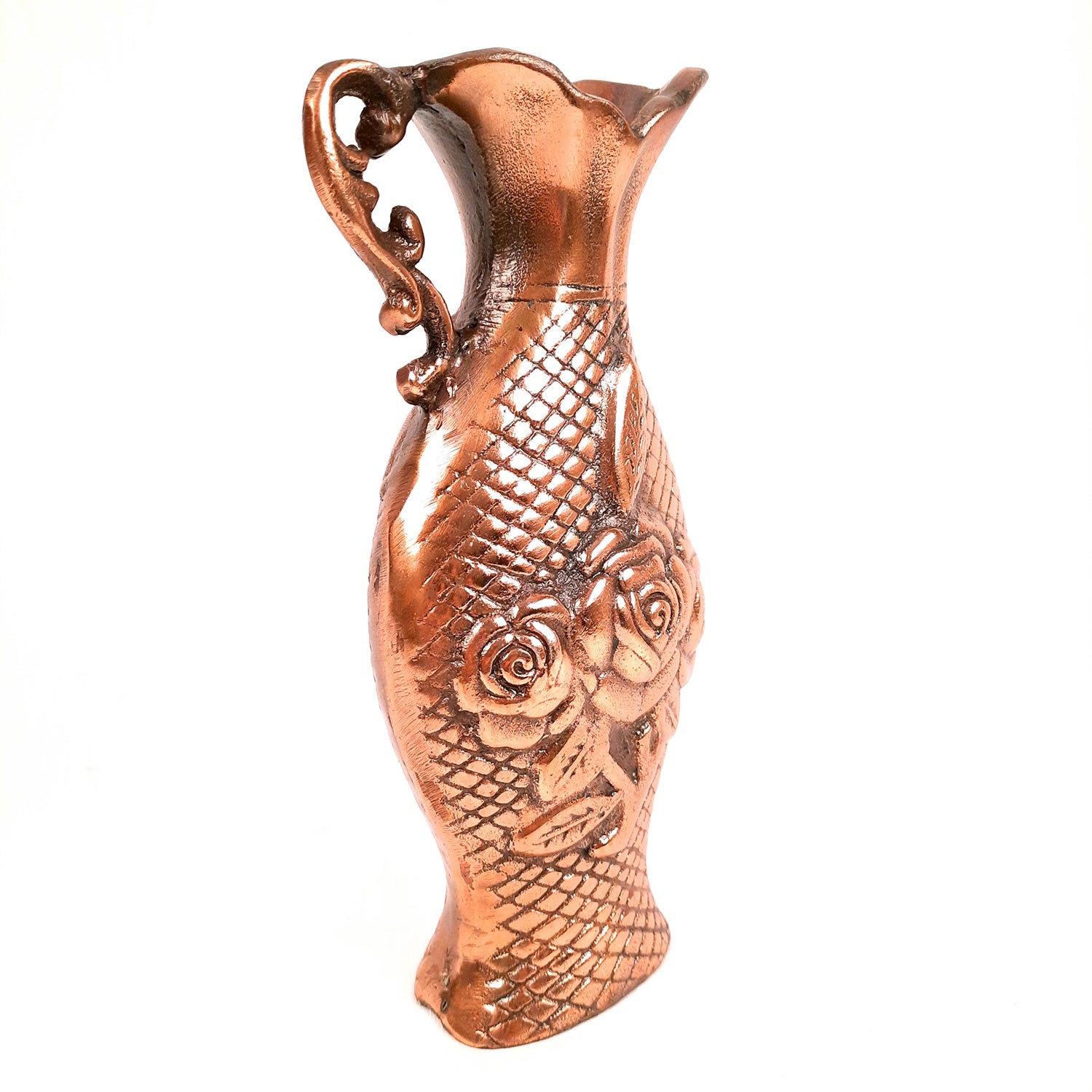 Flower Vase | Pots for Flowers - Metal - For Tabletop, Living Room, Home & Office Decoration | Centerpiece for Table Decoration |Vases for Gifts - 10 Inch