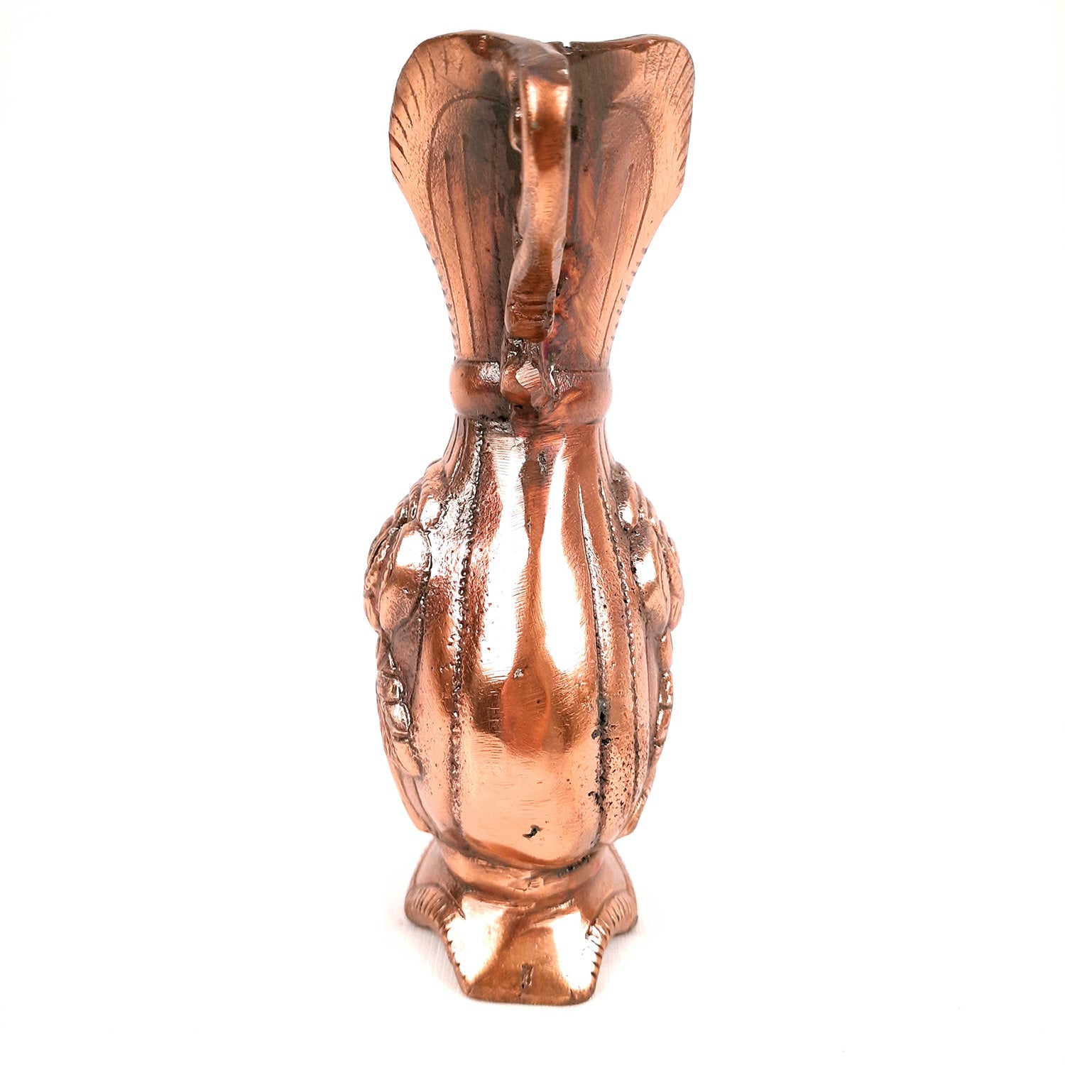 Vase | Flower Pot - Metal | Showpiece Cum Vase - for Home Decoration, Living Room, Table, Shelf, Office , Interior Decor | Gifts for All Occasions - 8 Inches