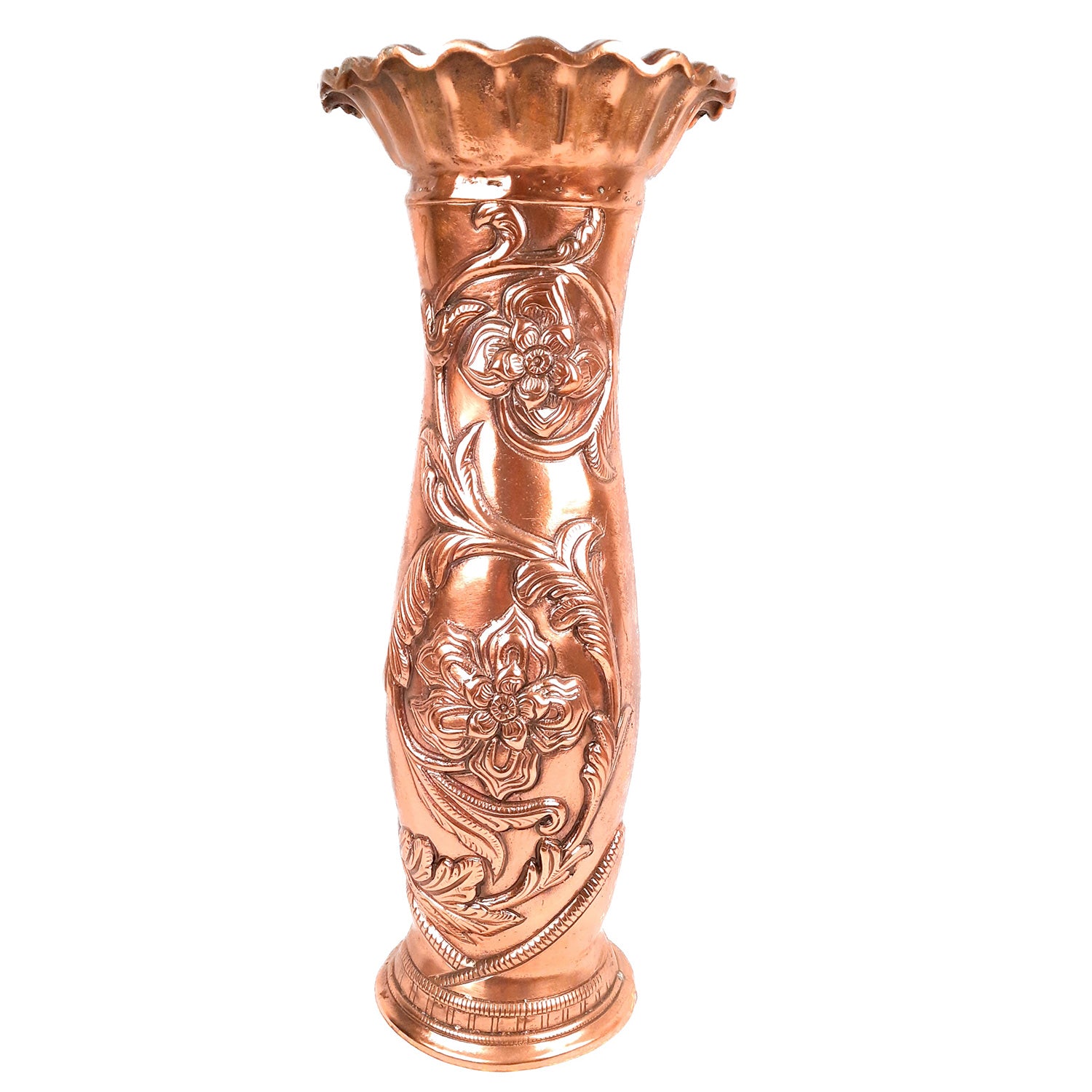 Flower Vase Big | Flower Pot for Corners - Metal | Floor Vase - For Home, Living Room, Entrance, Office & Hall Decoration | House Warming & Festival Gift - 20 inch