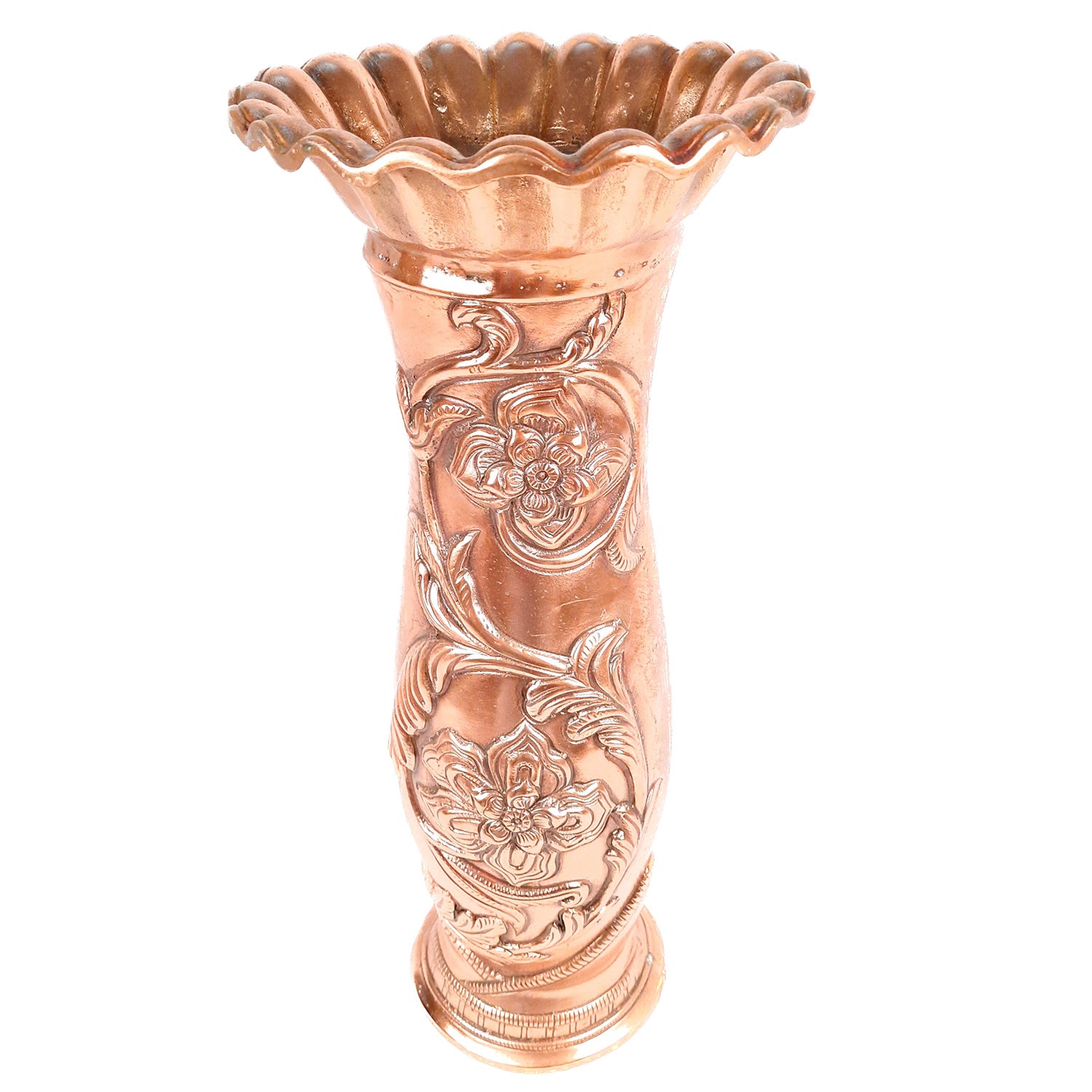 Flower Vase Big | Flower Pot for Corners - Metal | Floor Vase - For Home, Living Room, Entrance, Office & Hall Decoration | House Warming & Festival Gift - 20 inch