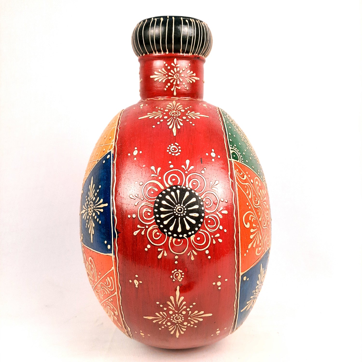 Flower Pot | Vase - For Home Decoration, Living Room, Table Decor & Gifts - 15 Inch - Apkamart